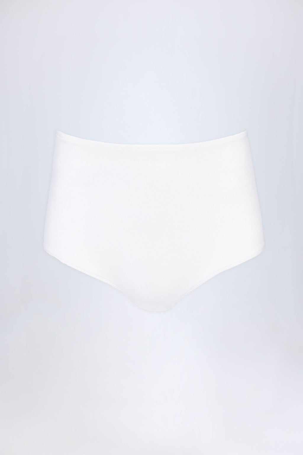 Slinky Jersey Low-Rise Hotpants in White