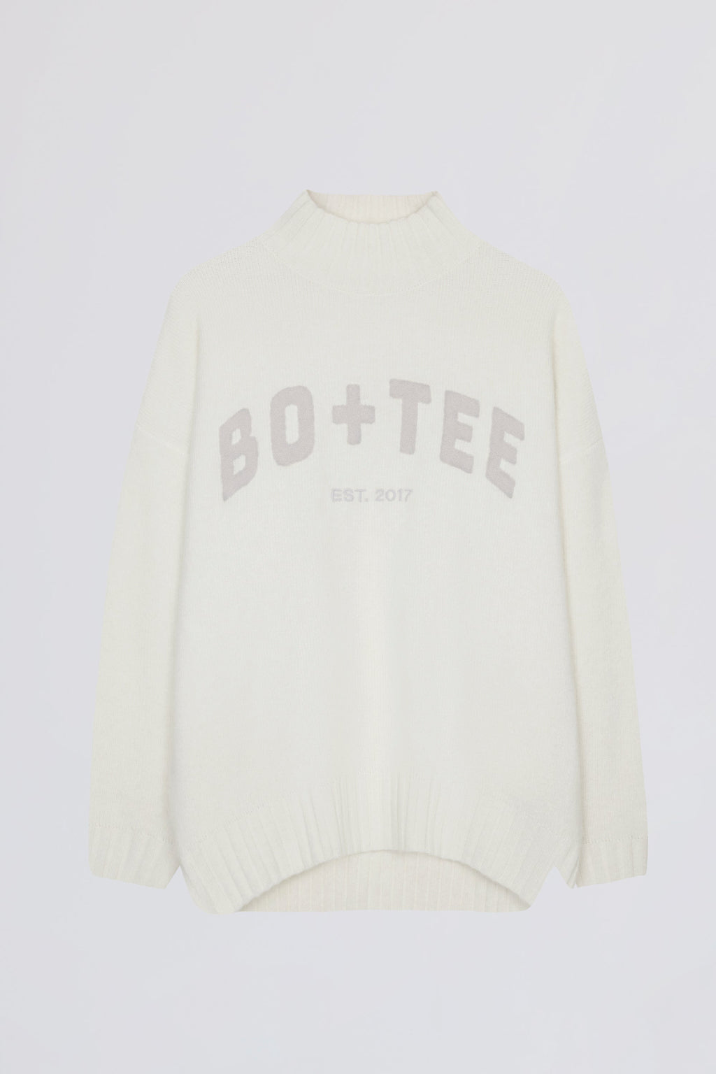 Soft Knit Oversized Jumper in Ivory