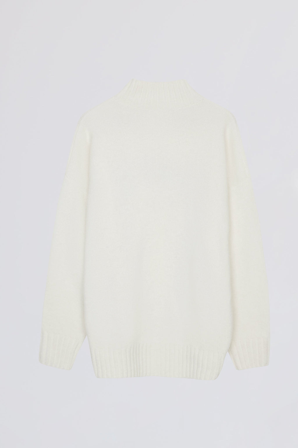 Soft Knit Oversized Jumper in Ivory