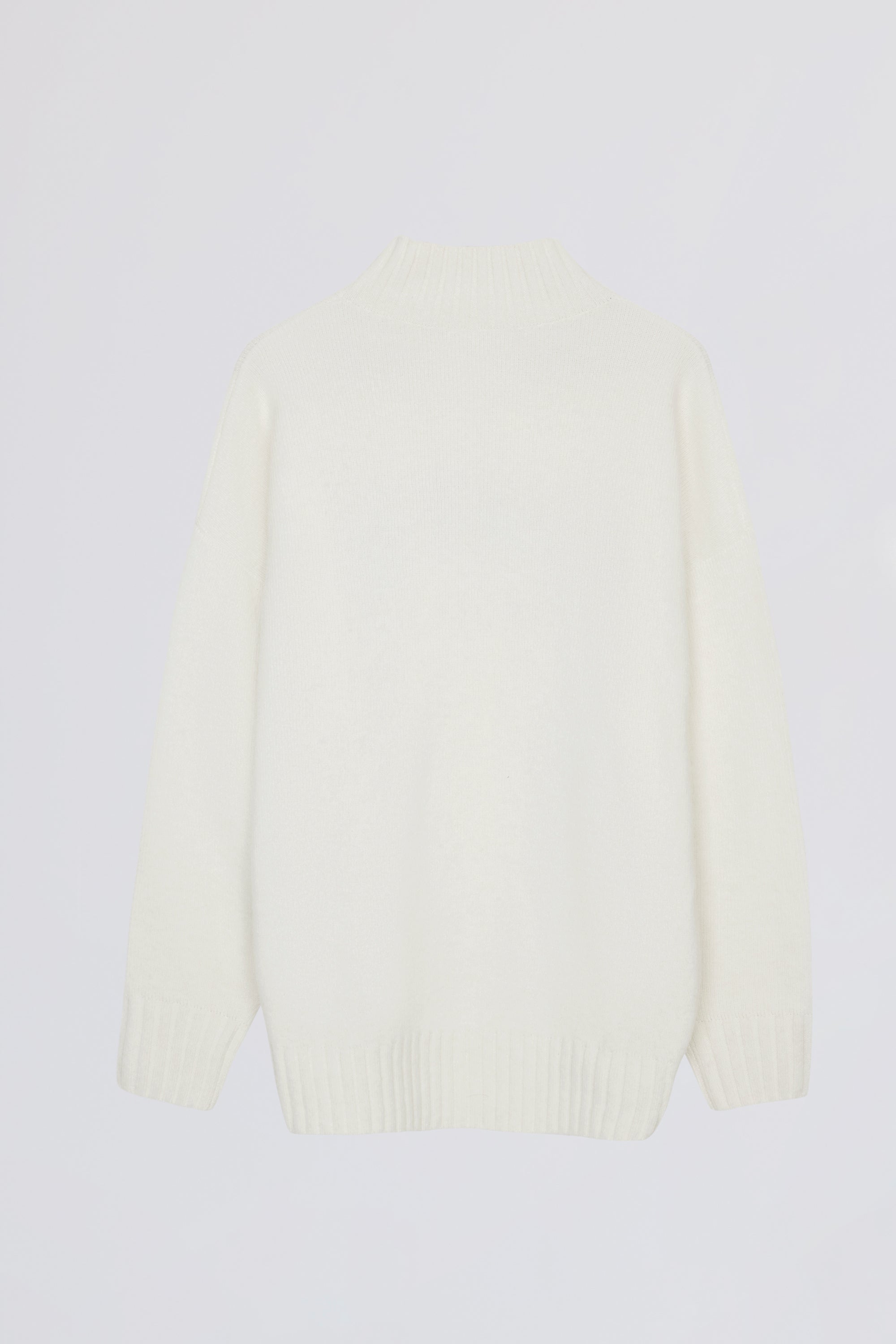 Soft Knit Oversized Jumper in Ivory