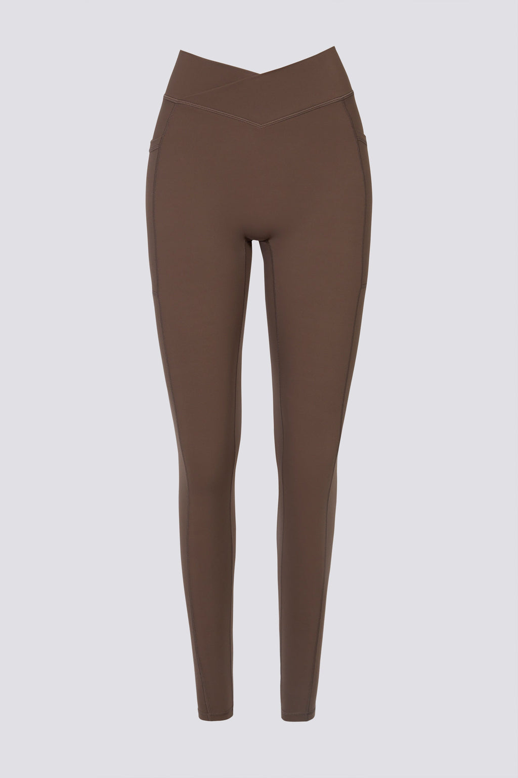 Soft Active Full-Length Pocket Leggings in Cocoa