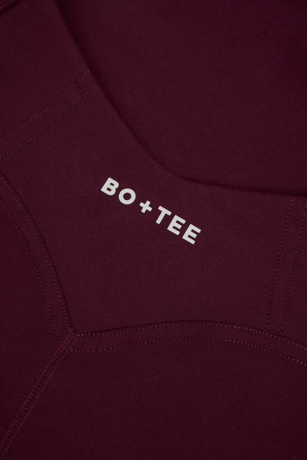 Soft Active Open-Back Unitard in Burgundy