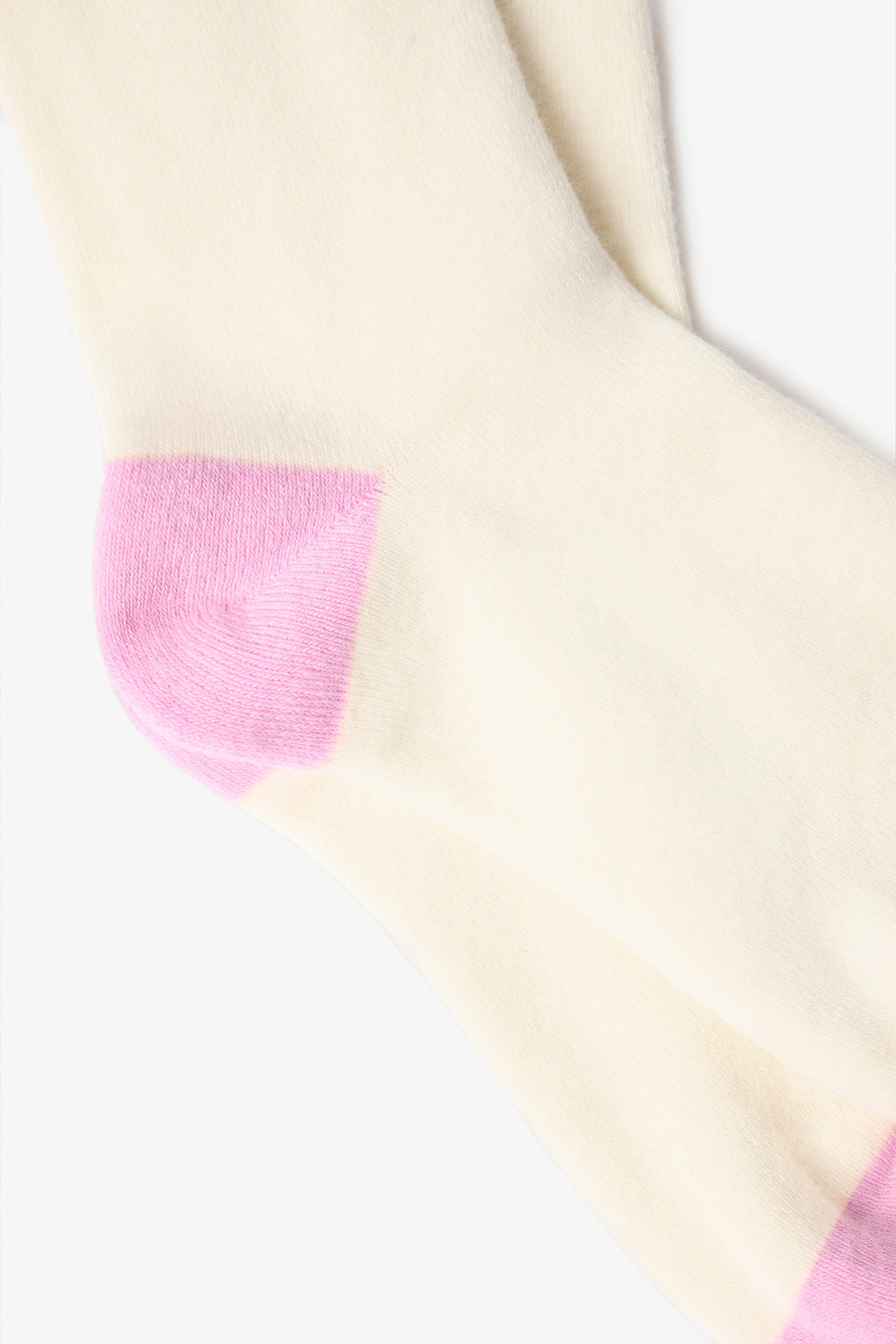 Cotton Knee-High Ski Socks in Powder Pink