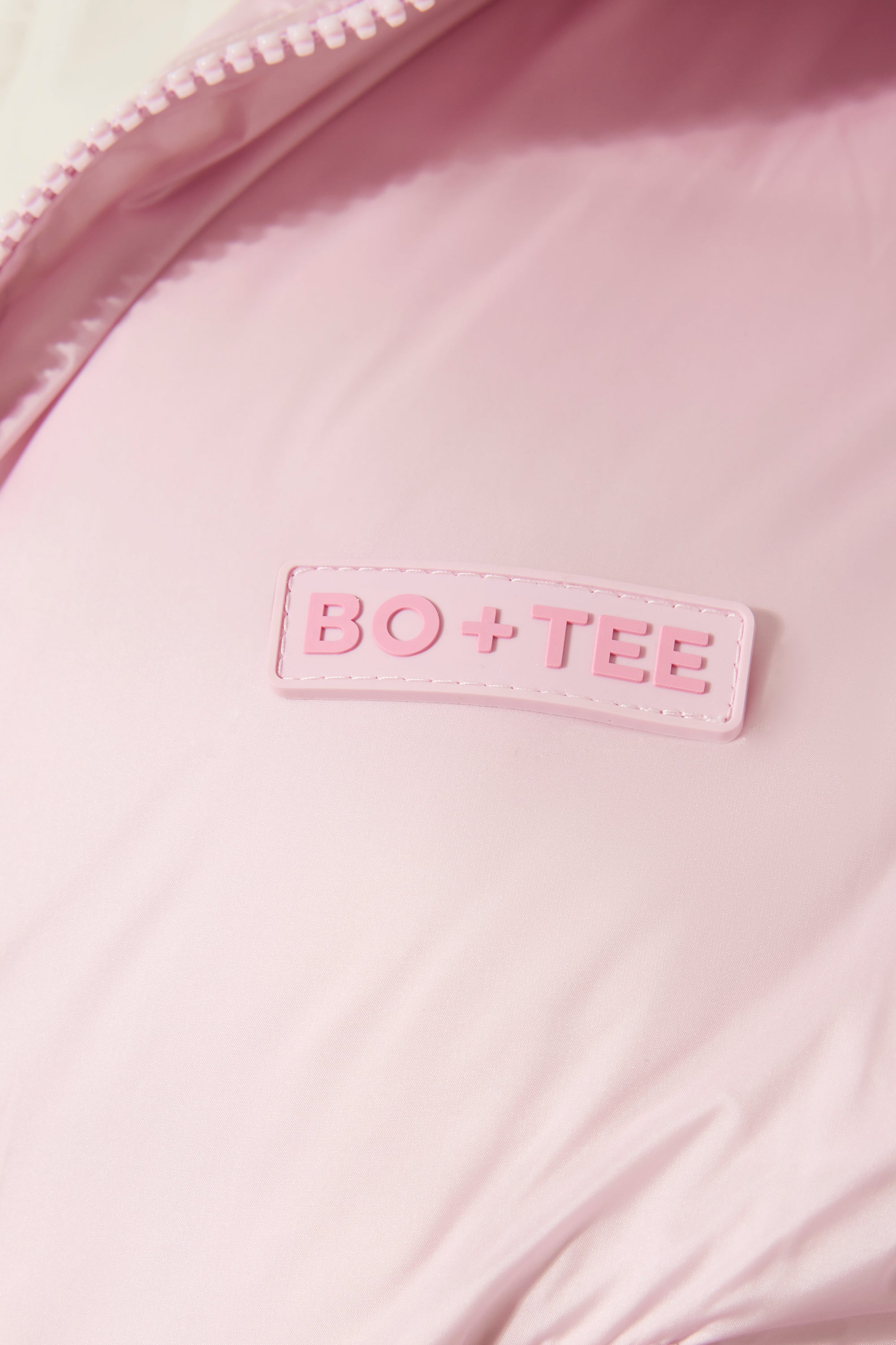 Waterproof Belted Layered Ski Suit in Powder Pink