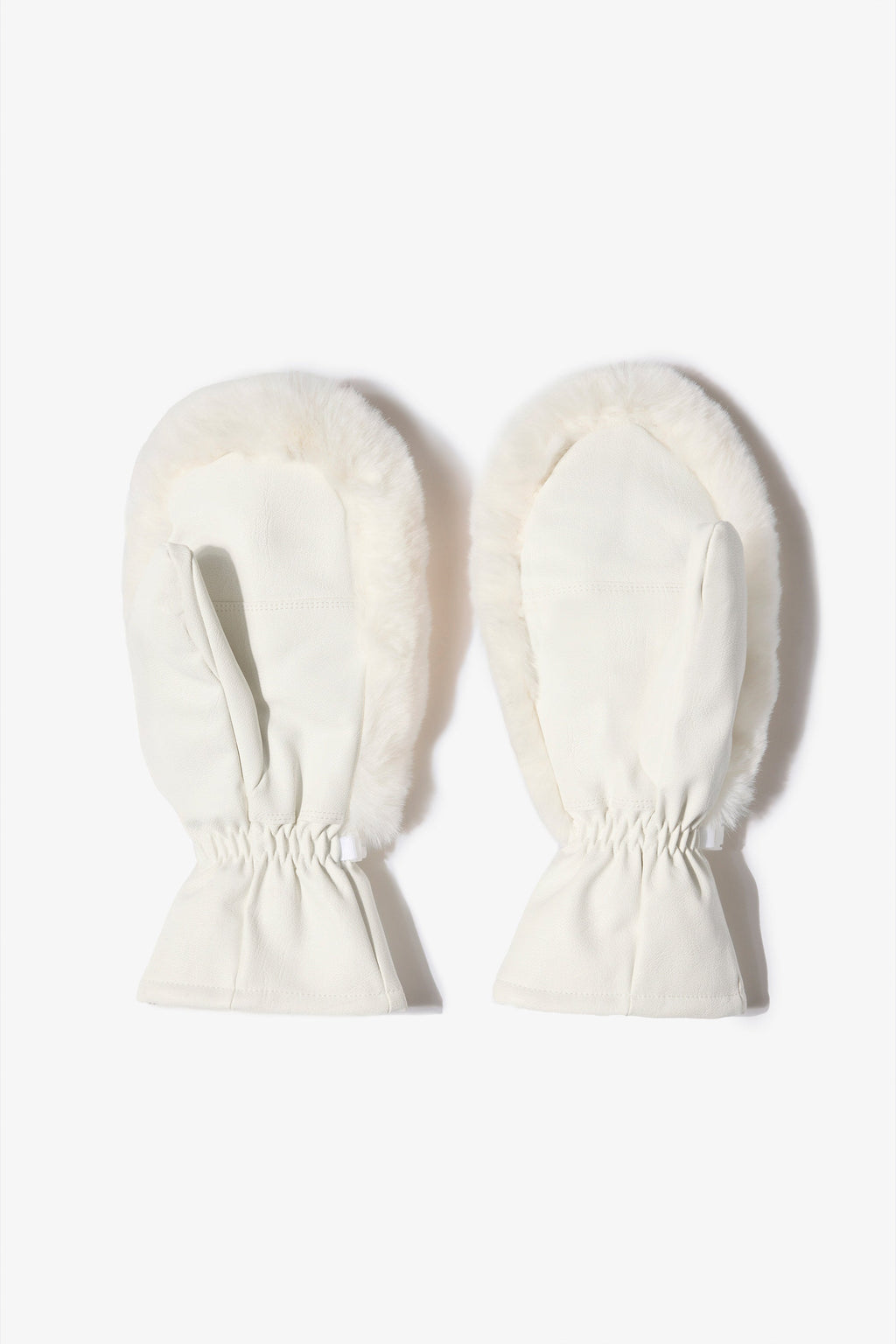 Faux-Fur Gloves in Ice