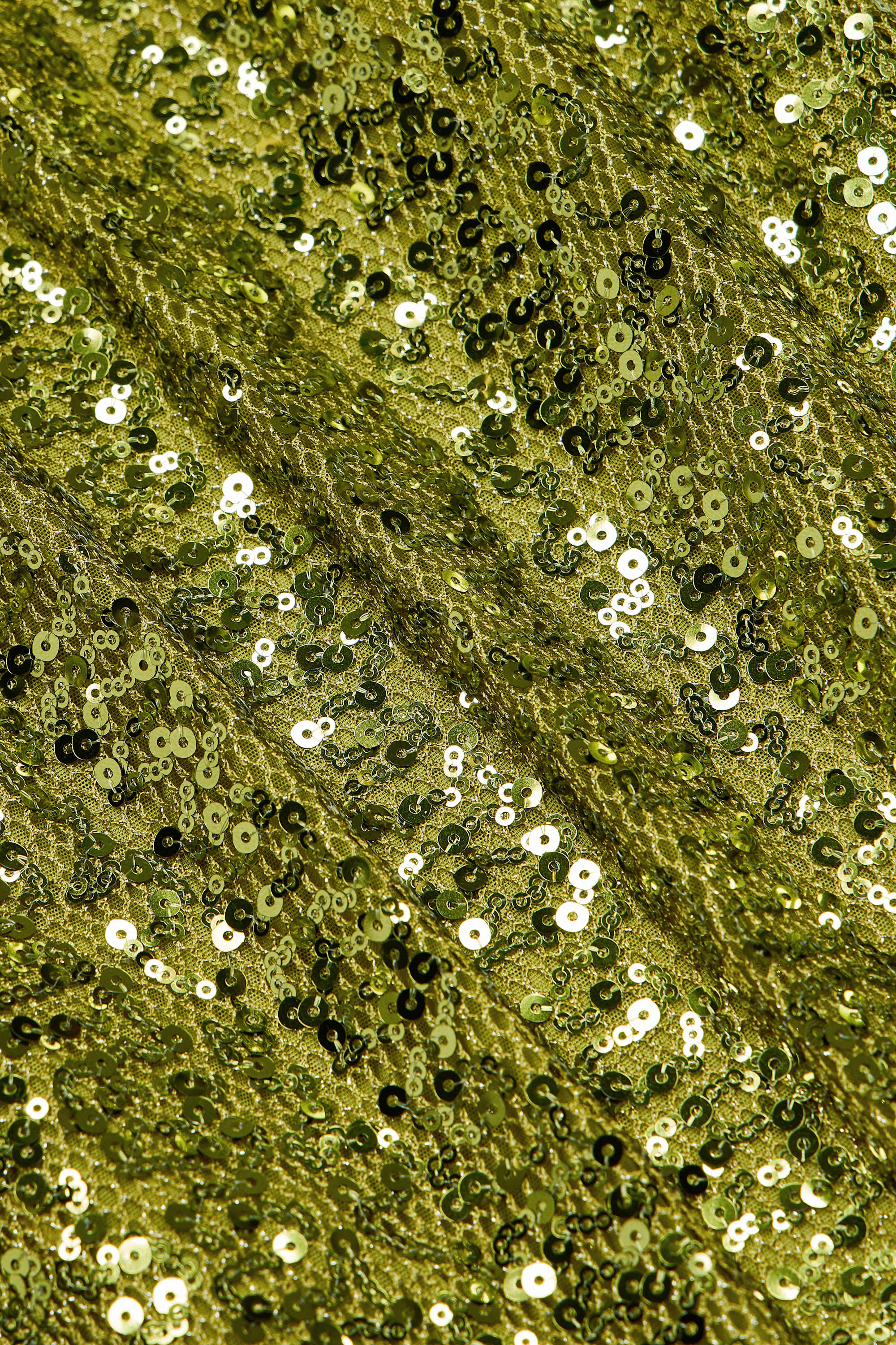 Embellished Hardware-Detail Strappy Maxi Skirt in Olive Green