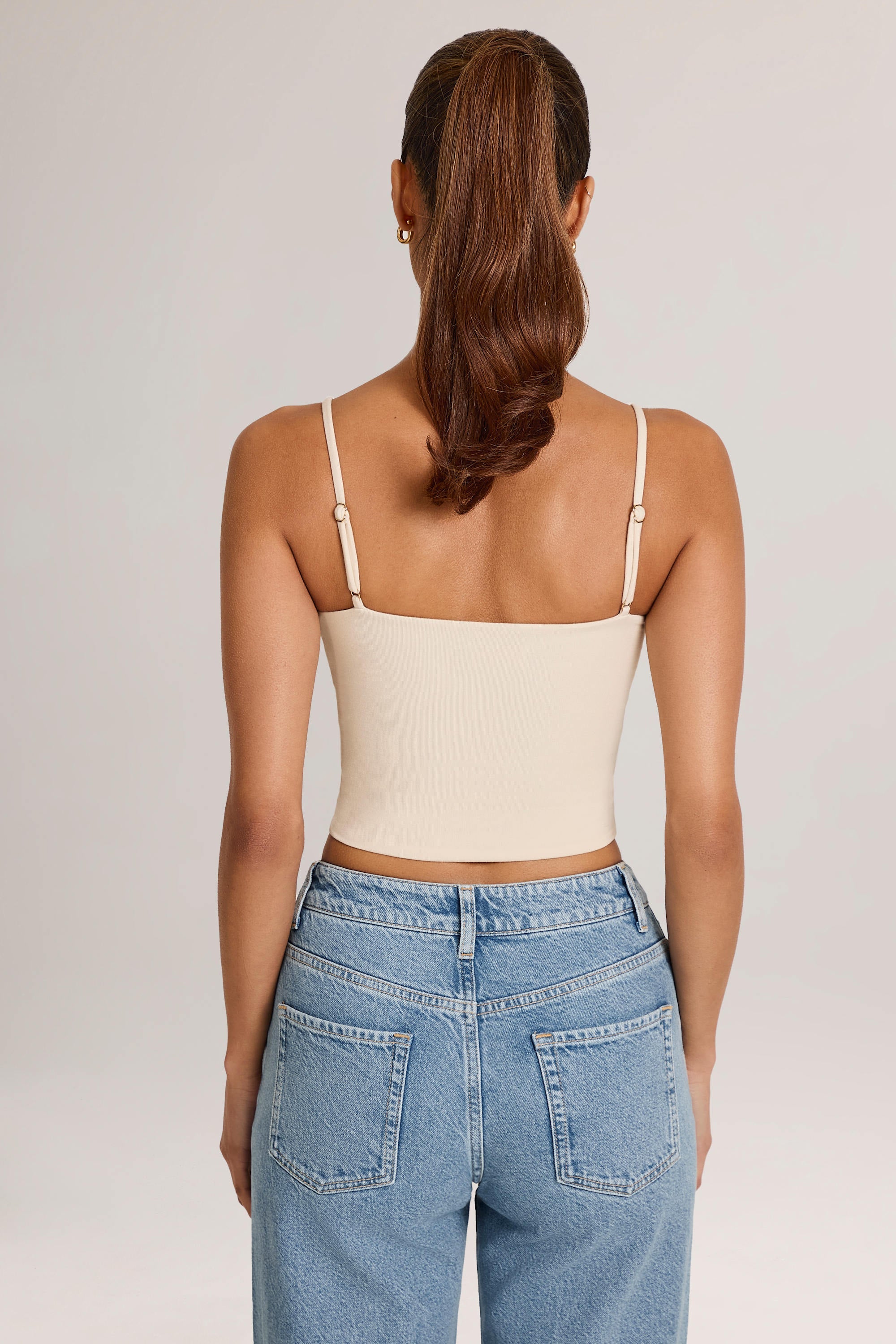 Modal Scoop-Neck Tank Top in Ivory