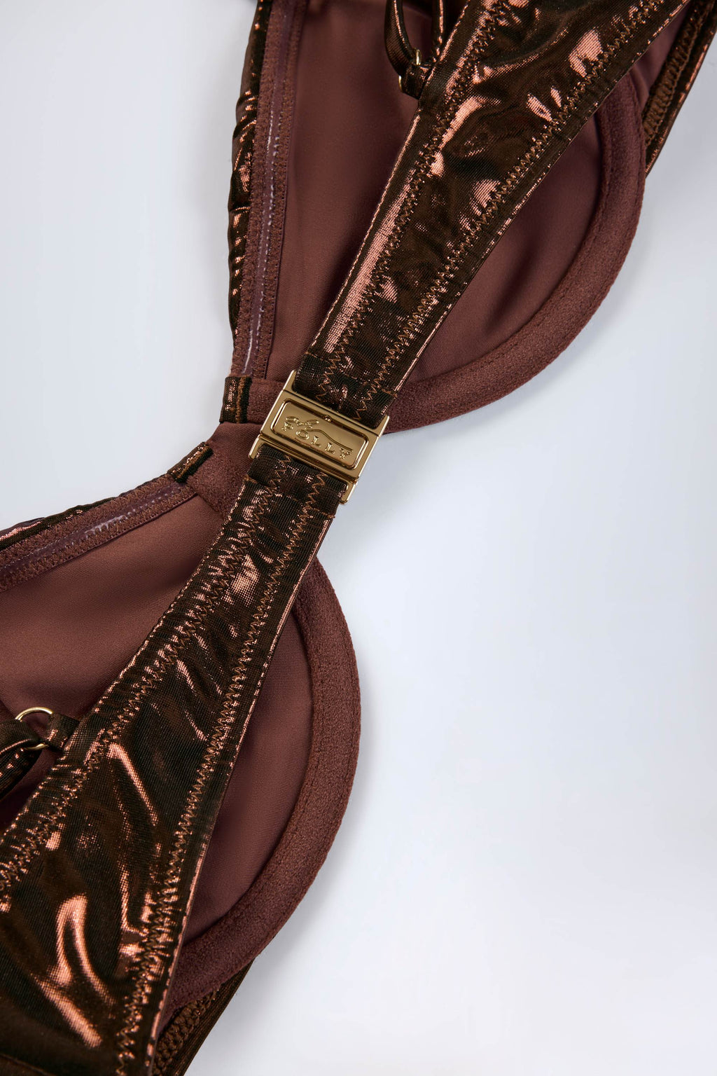 Underwired Bikini Top in Bronze