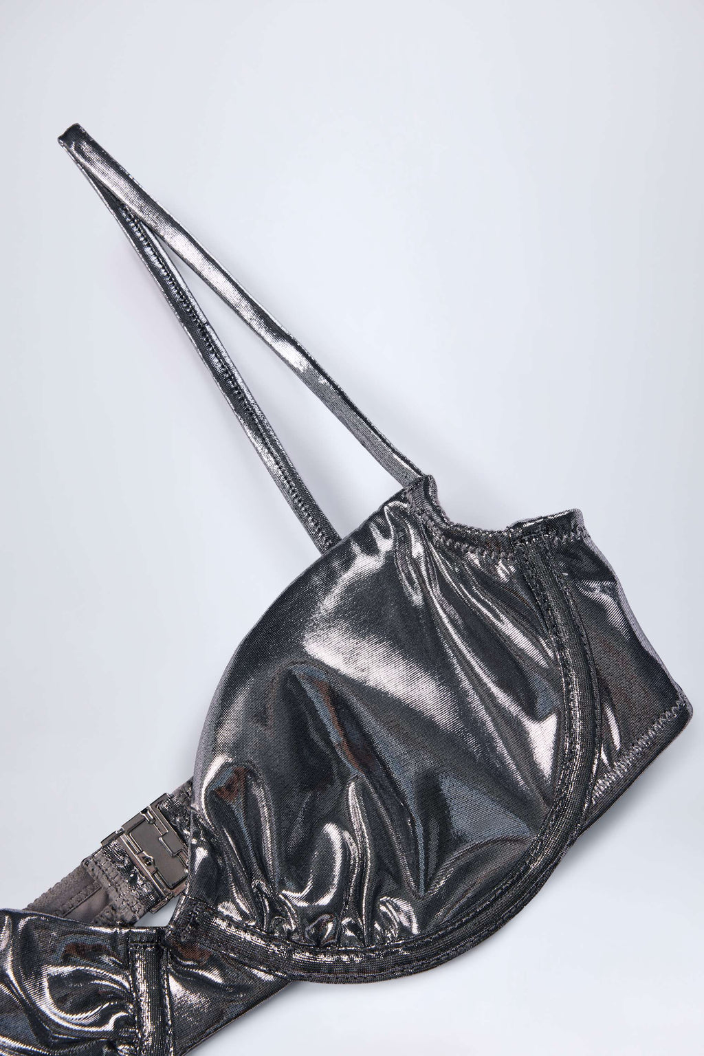 Underwired Bikini Top in Silver