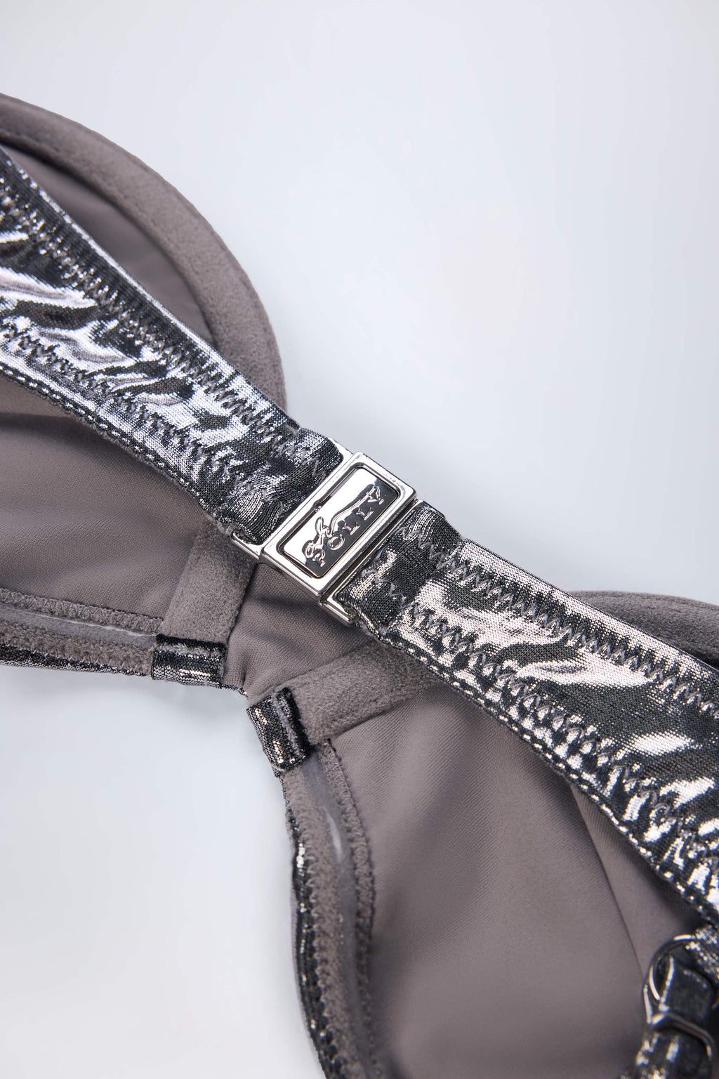 Underwired Bikini Top in Silver