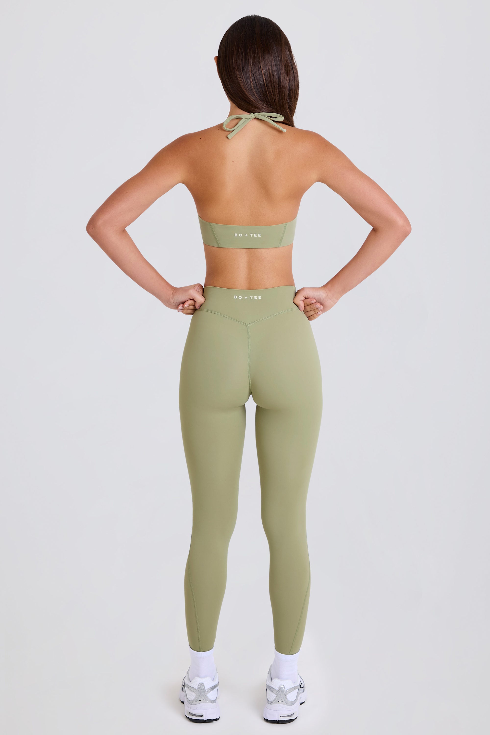 Four-Way Stretch High-Waist Leggings in Matcha