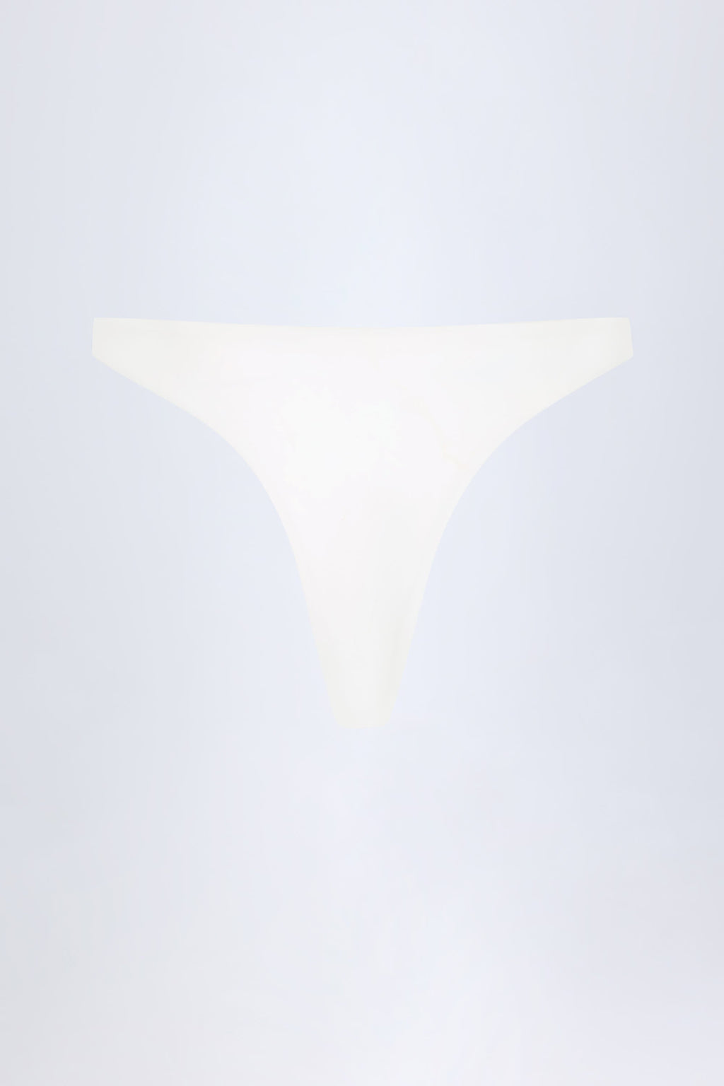 Hardware-Detail Cheeky Bikini Bottoms in White