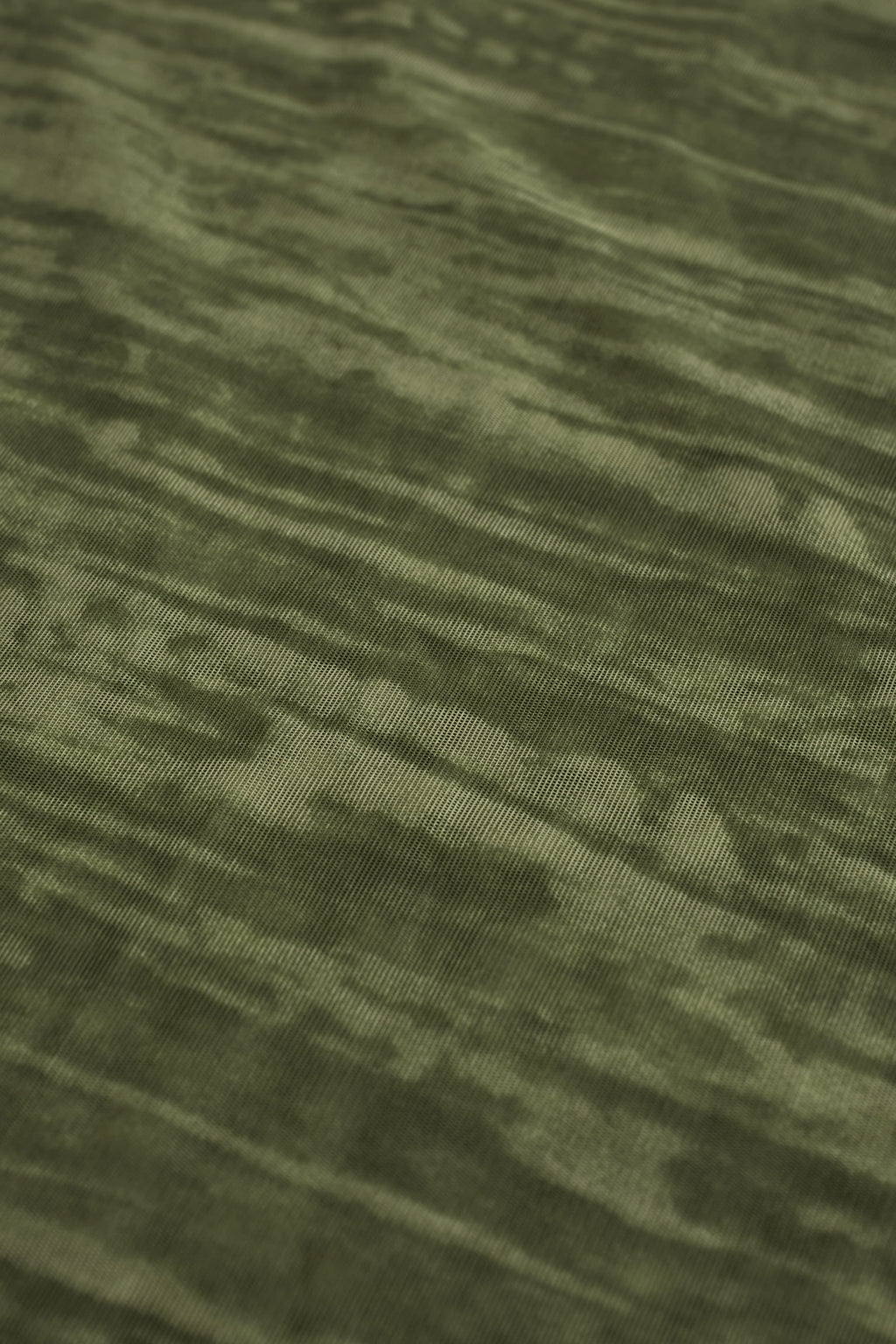 Lace-Up Ruffled Flared Jumpsuit in Green Print