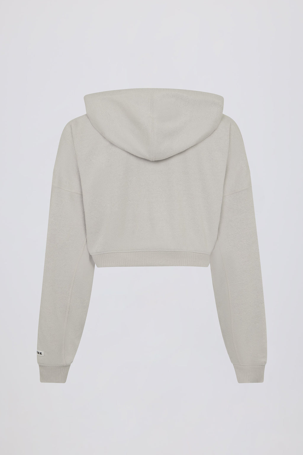 Lightweight Knit V-Neck Oversized Jumper in Light Grey