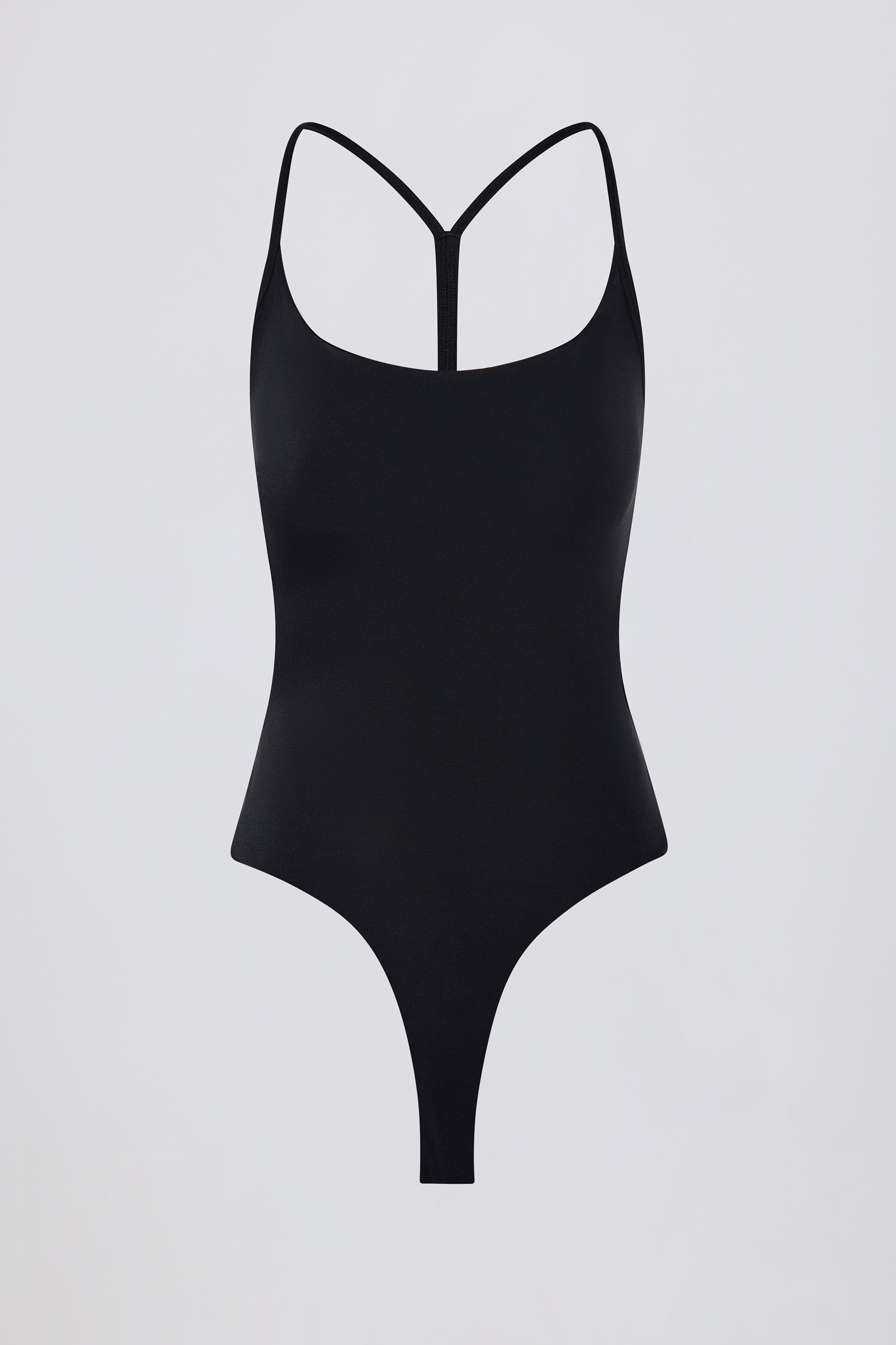 Cut-Out Bodysuit in Black