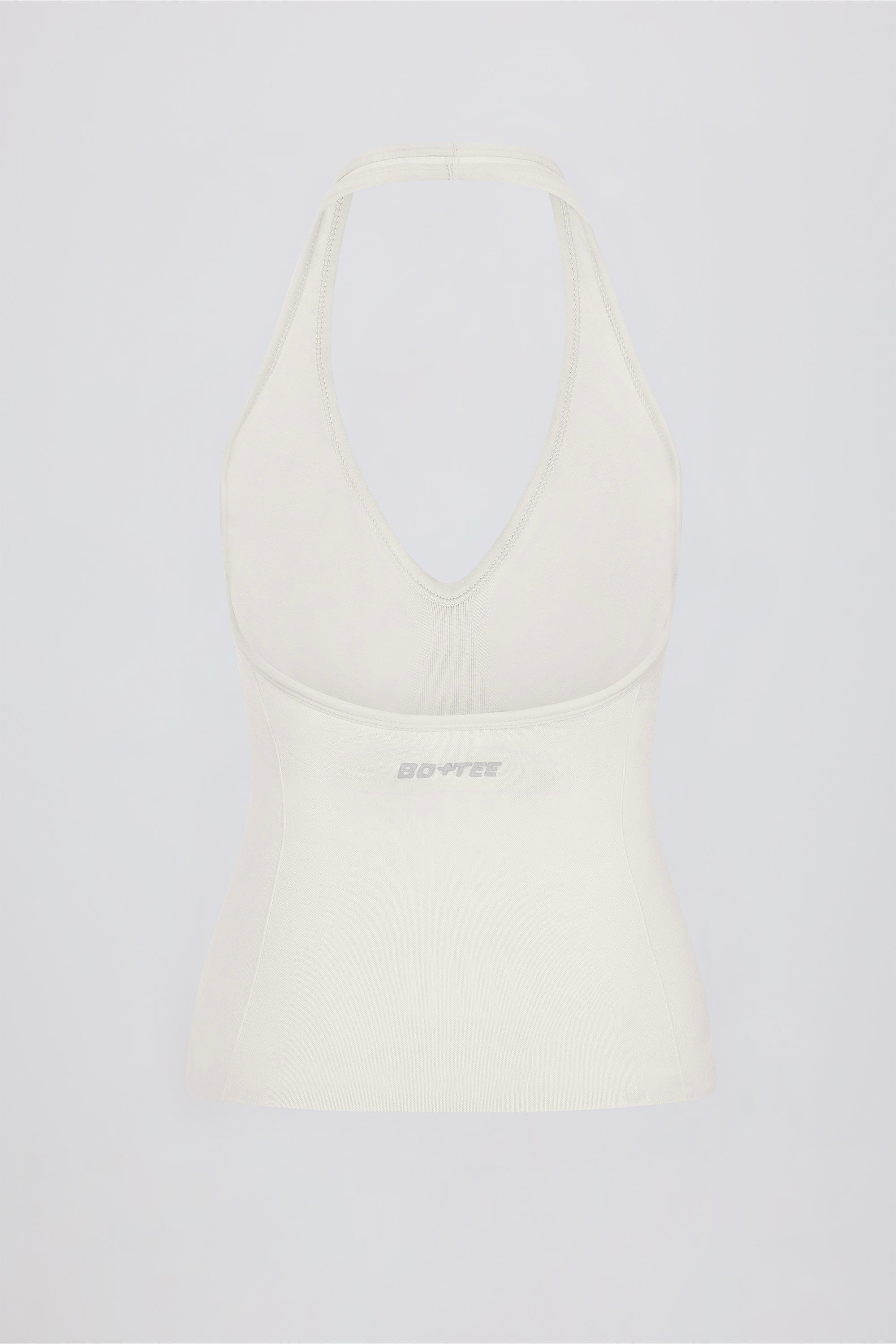 Define Luxe Halterneck Tank Top in White