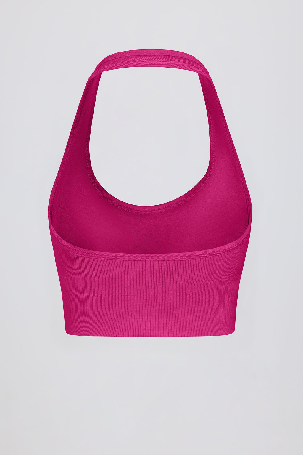 Define Luxe Halterneck Sports Bra in Berry