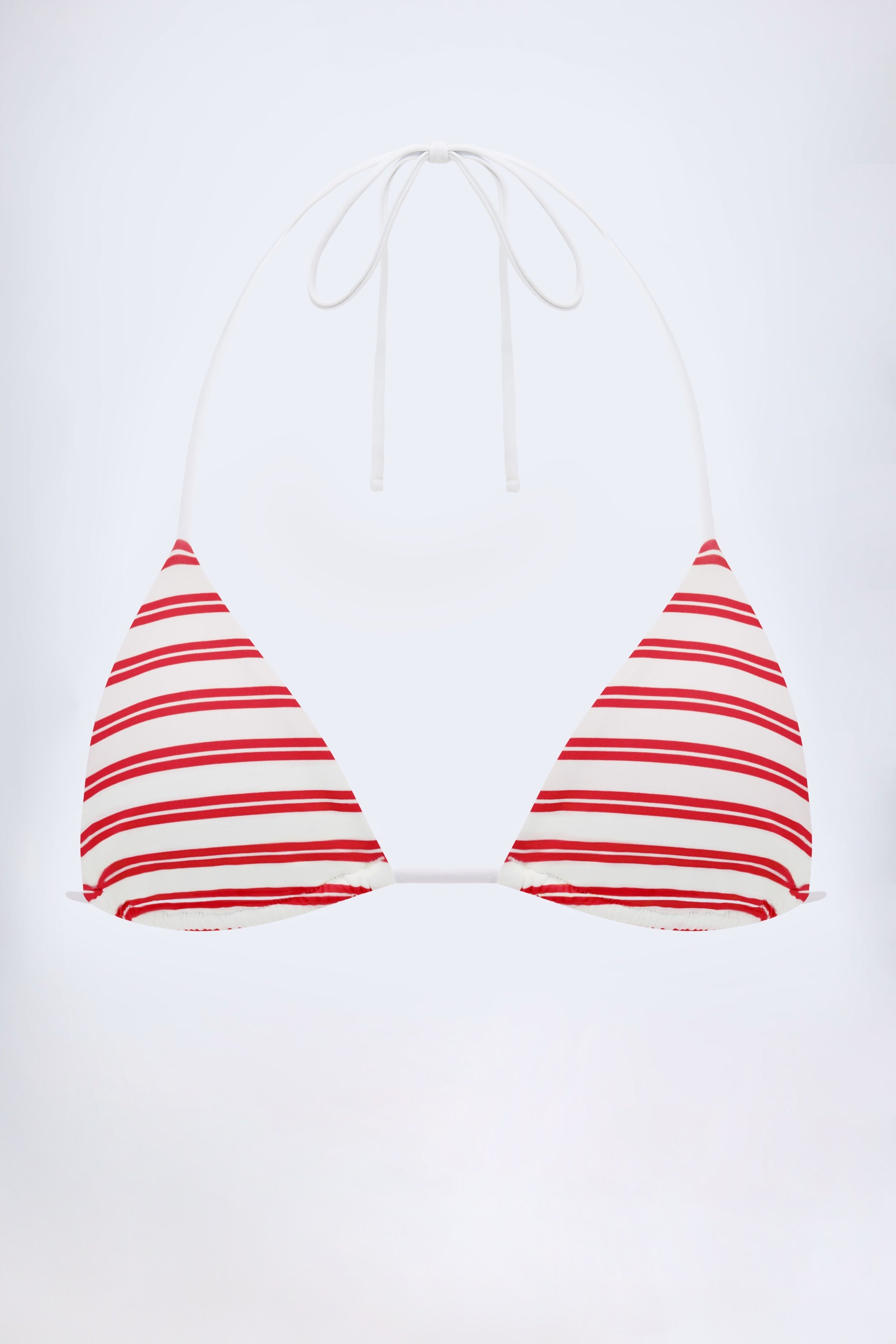 Triangle Bikini Top in Cherry Red