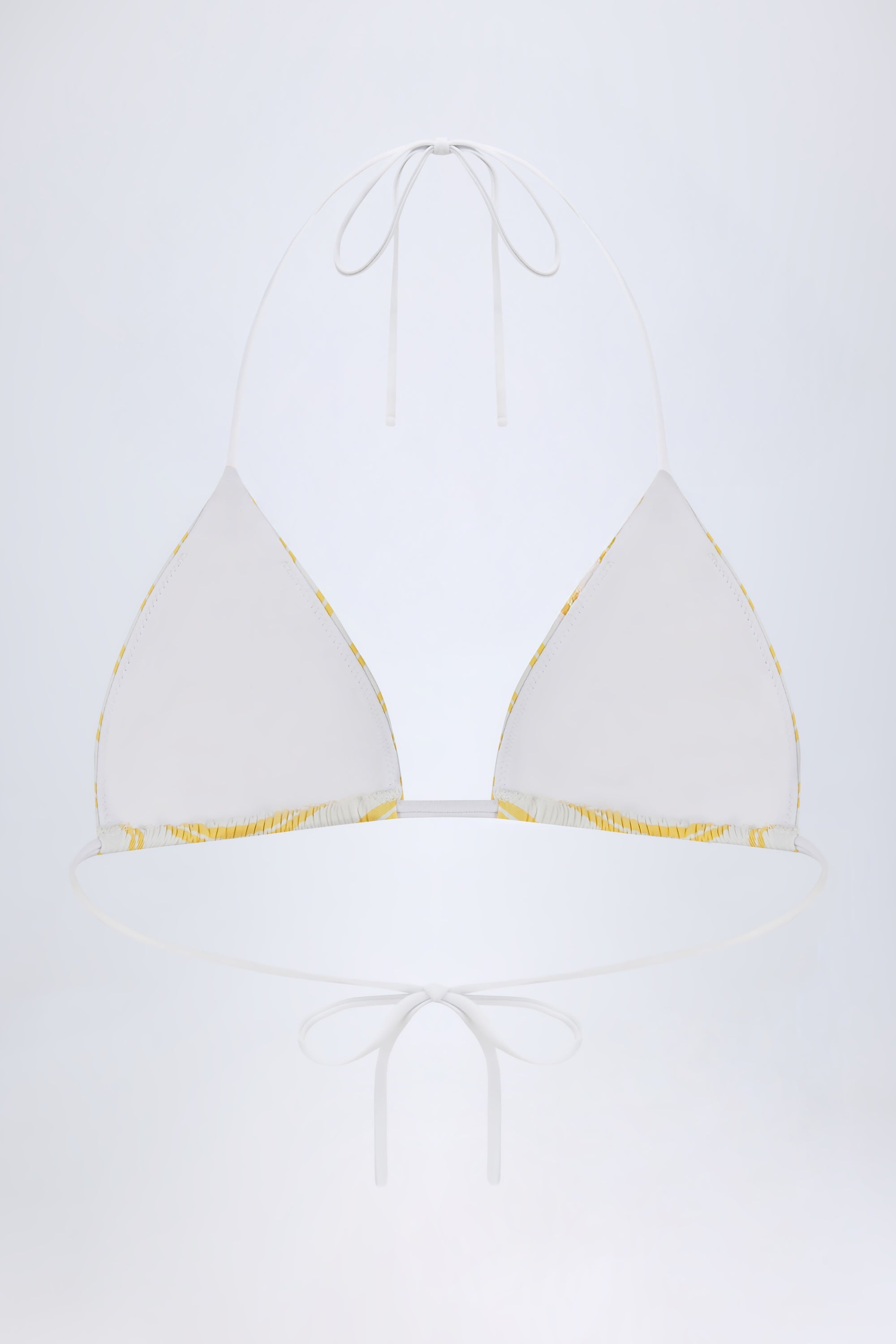 Triangle Bikini Top in Lemon