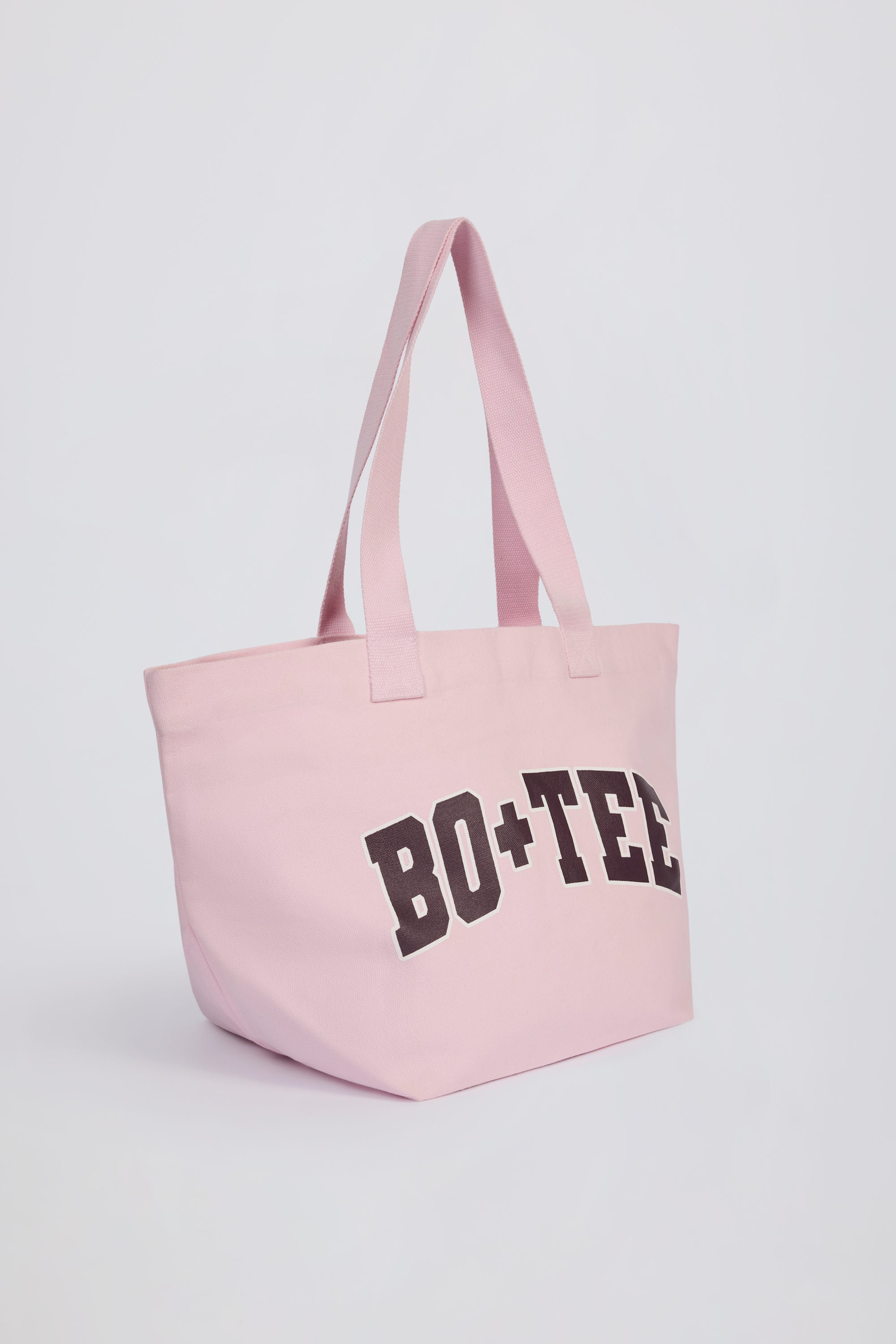Oversized Tote Bag in Powder Pink