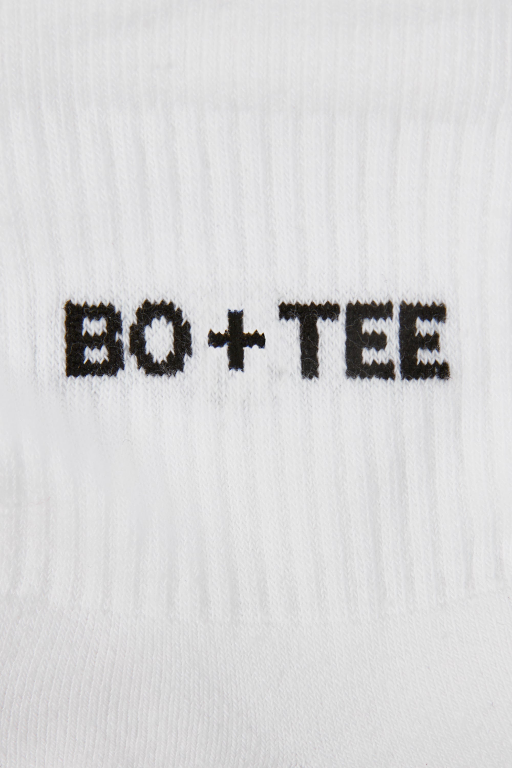 Ribbed Crew Sock Bundle in White