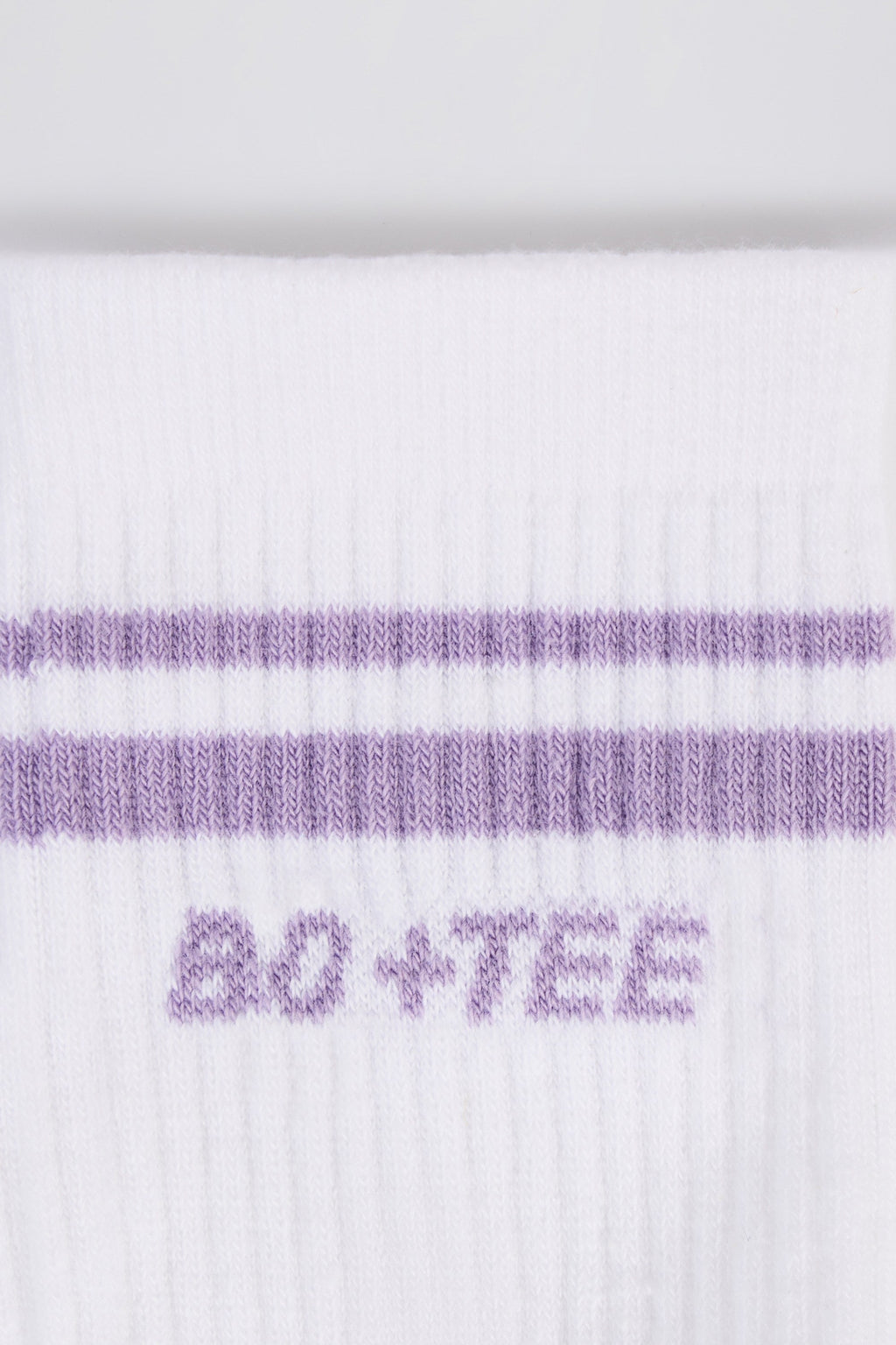 Ribbed Crew Sock Bundle in White