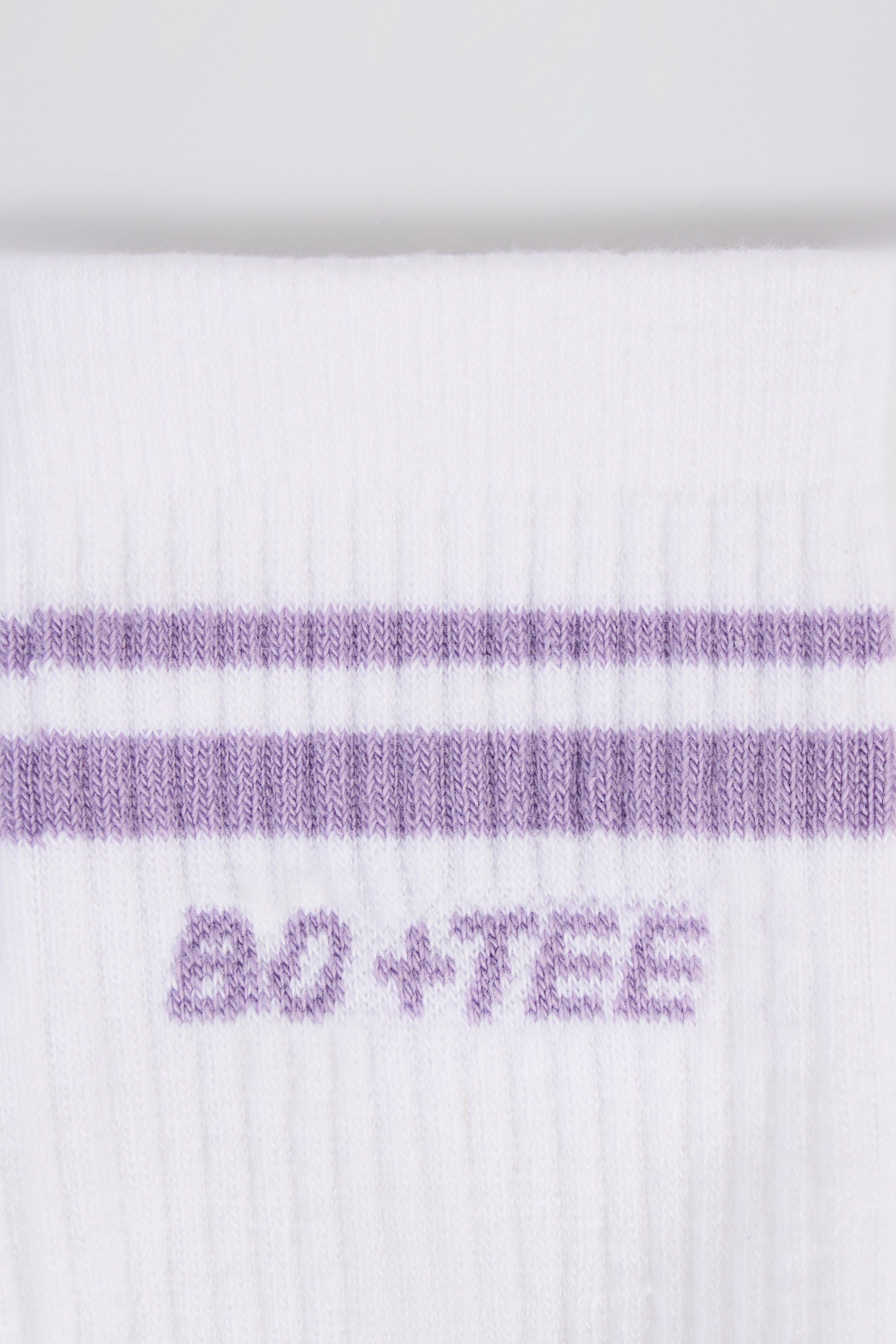 Ribbed Crew Sock Bundle in White
