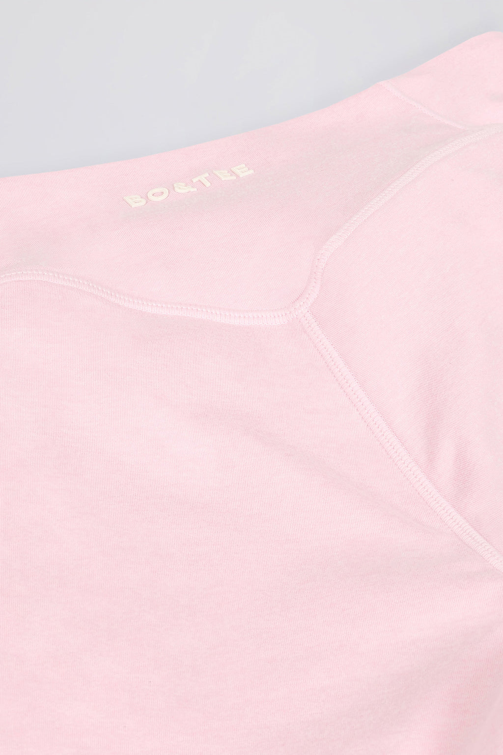 Ruched Mid-Rise Leggings in Pale Pink Marl