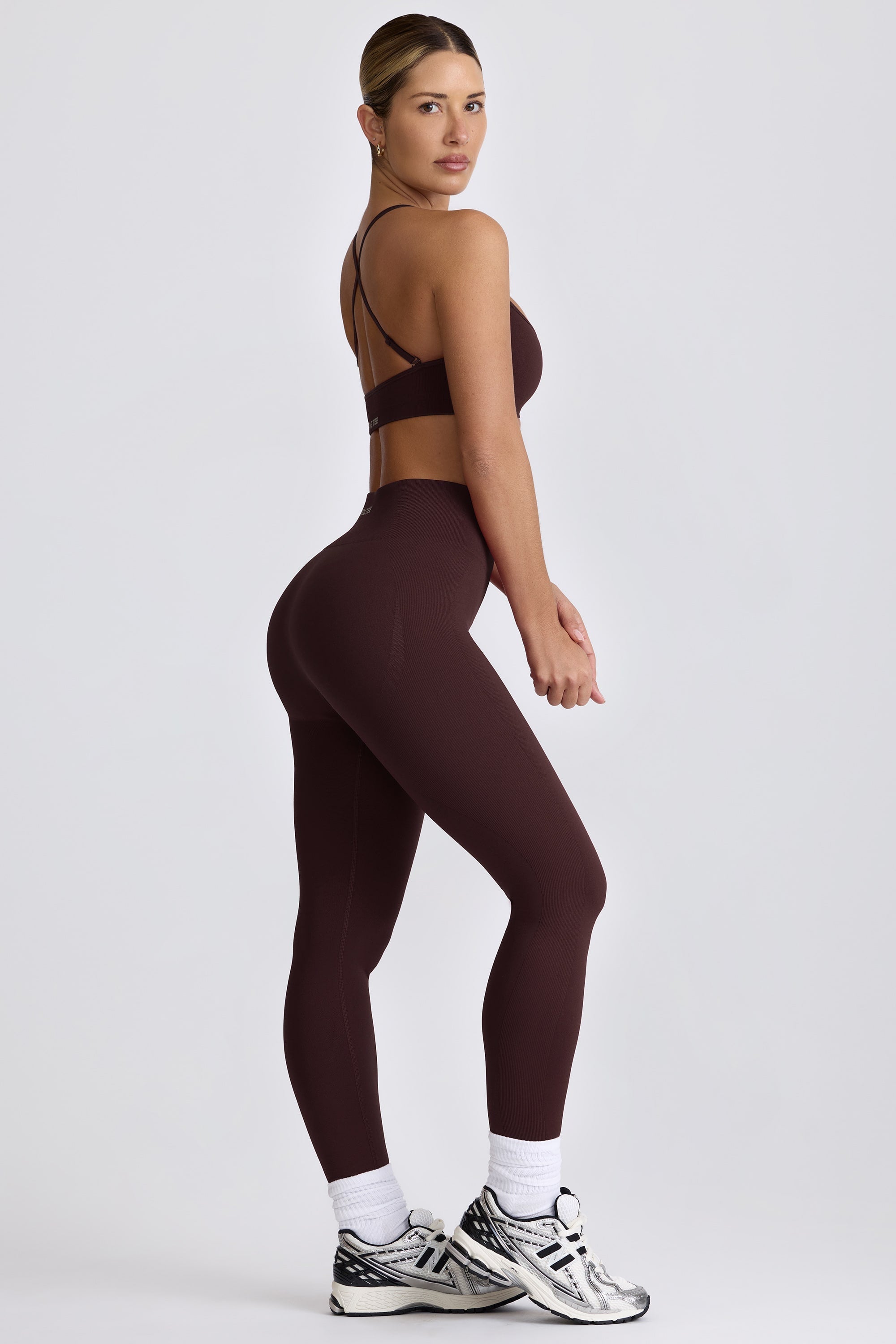 Super Sculpt Seamless Leggings in Chocolate