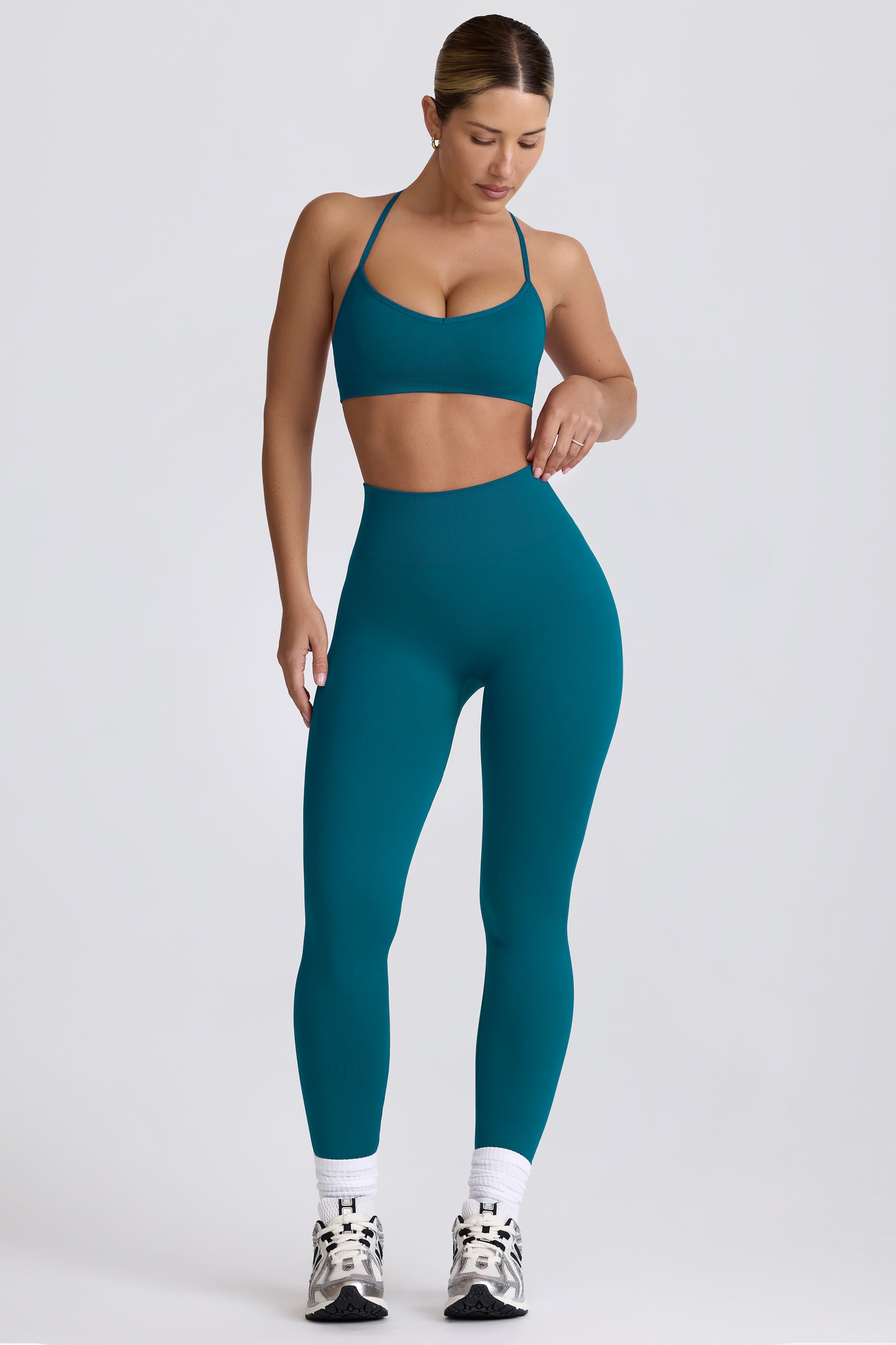 Super Sculpt Seamless Leggings in Teal