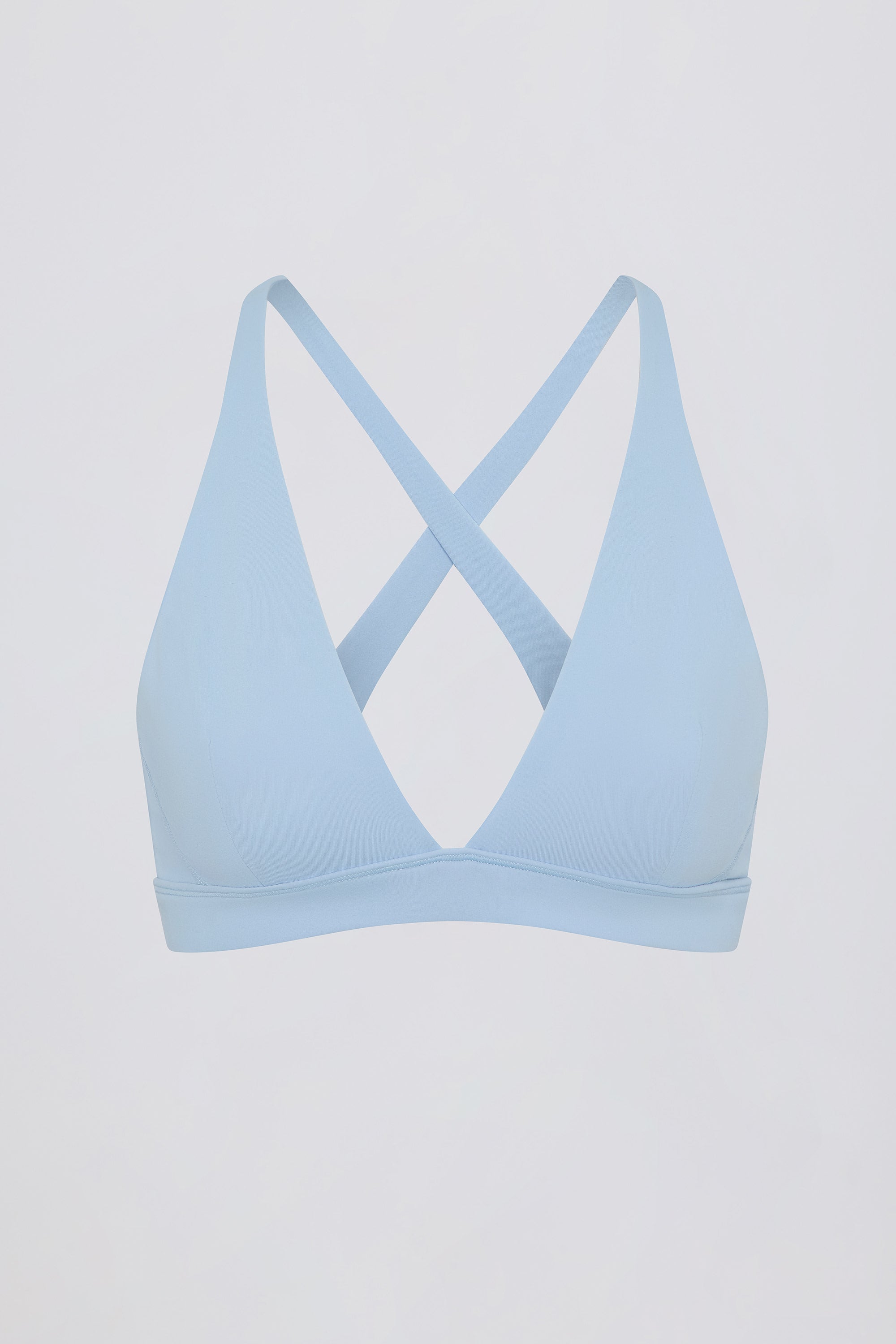 Soft Active Cross-Back Sports Bra in Sky