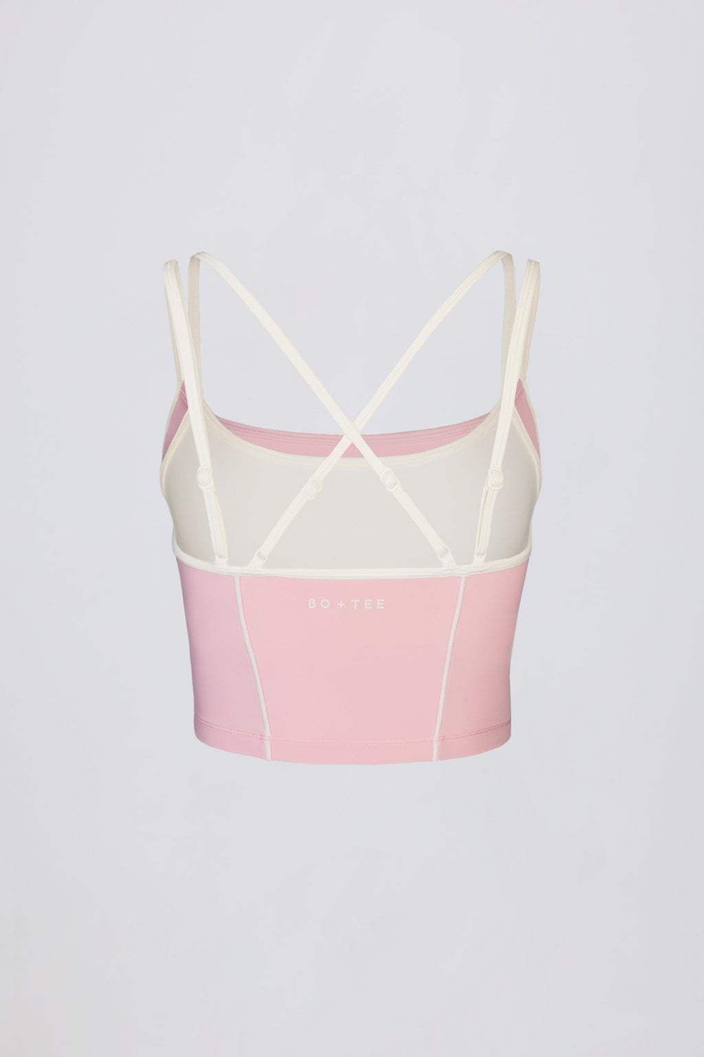 Soft Active Layered Tank Top in Powder Pink