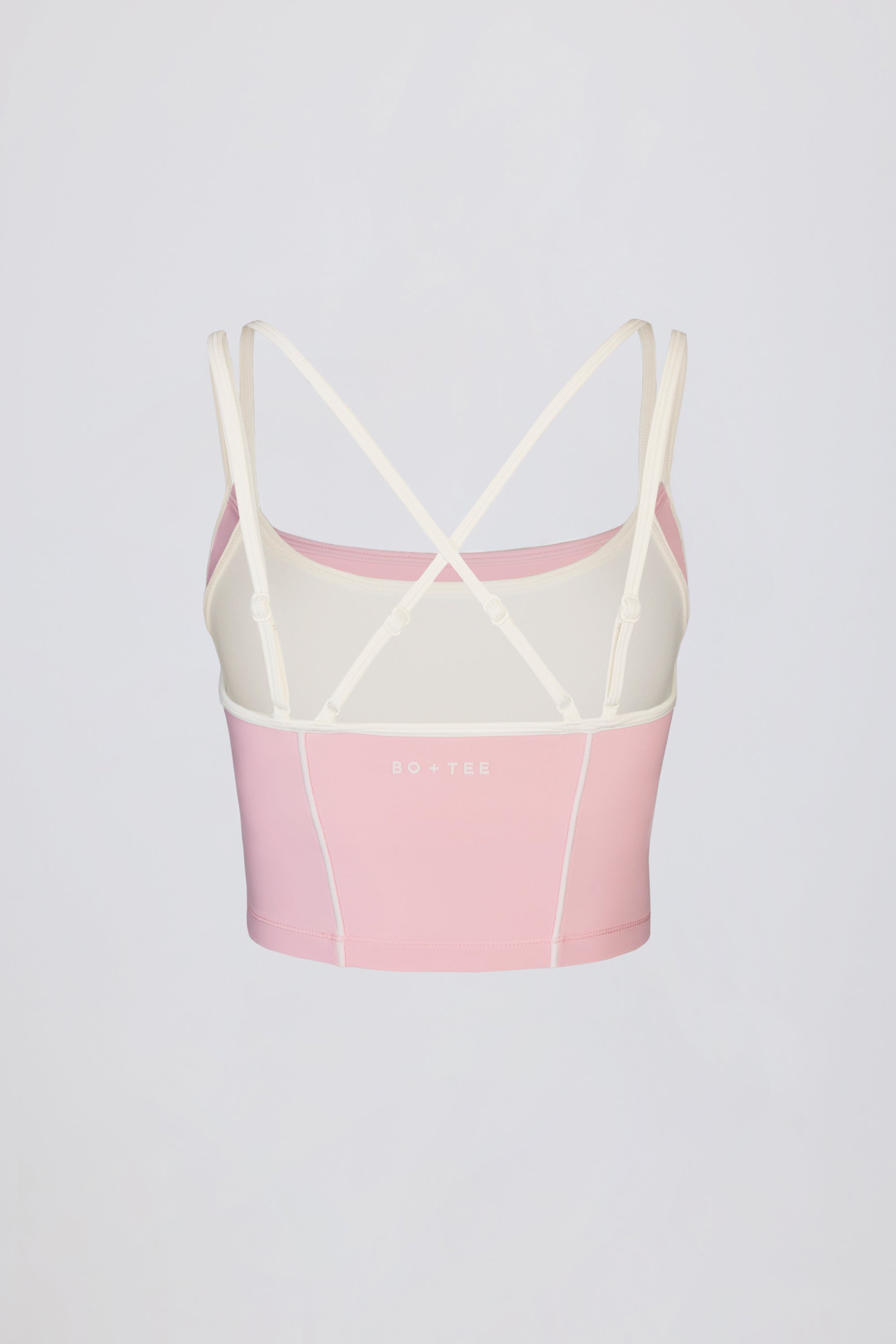 Soft Active Layered Tank Top in Powder Pink