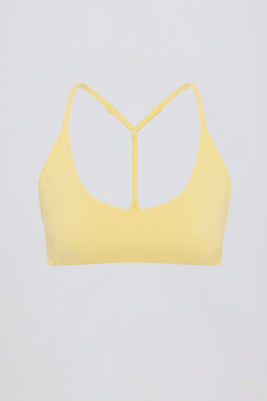 Soft Active Racerback Sports Bra in Lemon