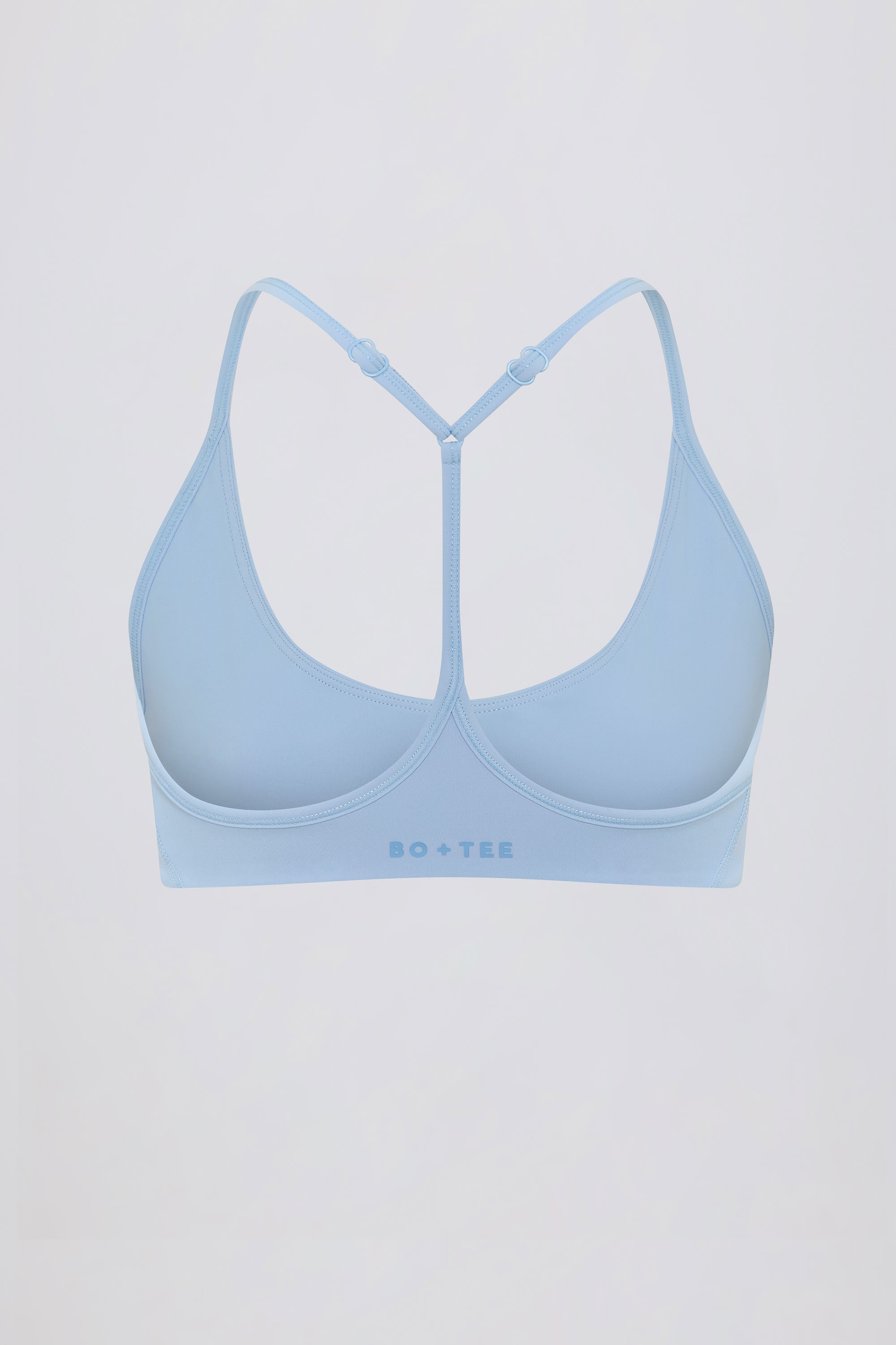 Soft Active Racerback Sports Bra in Sky