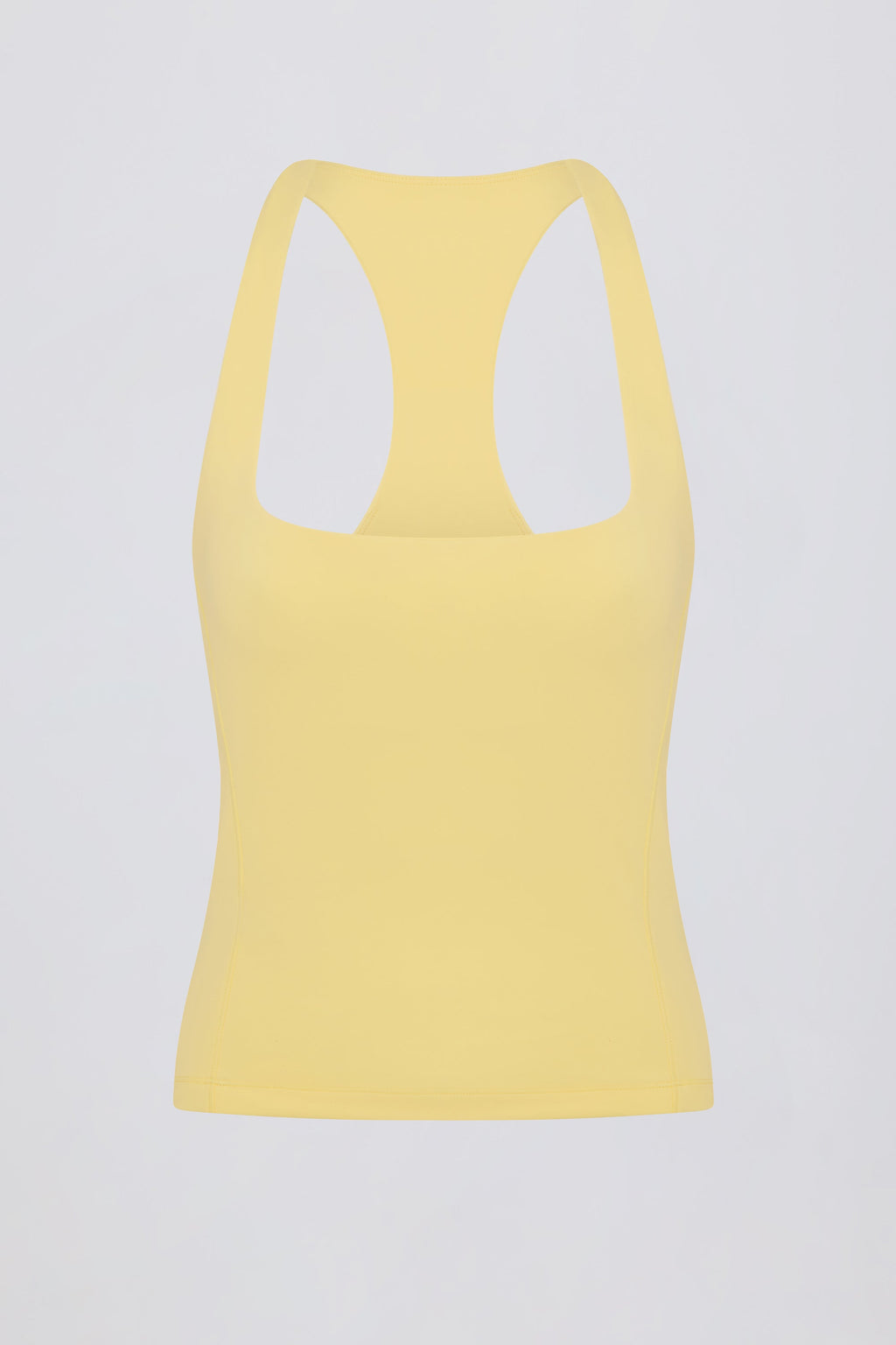 Soft Active Racerback Tank Top in Lemon