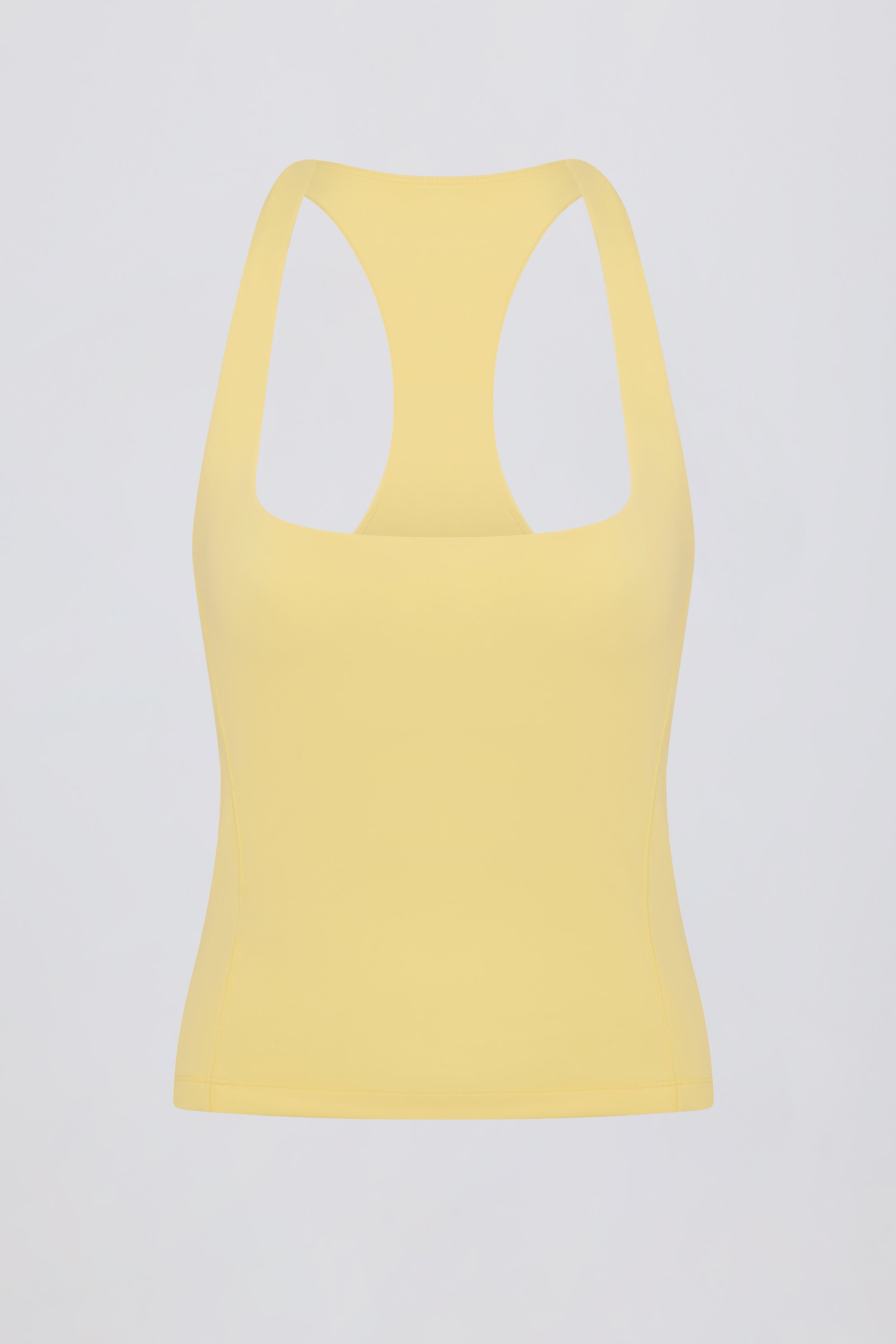 Soft Active Racerback Tank Top in Lemon