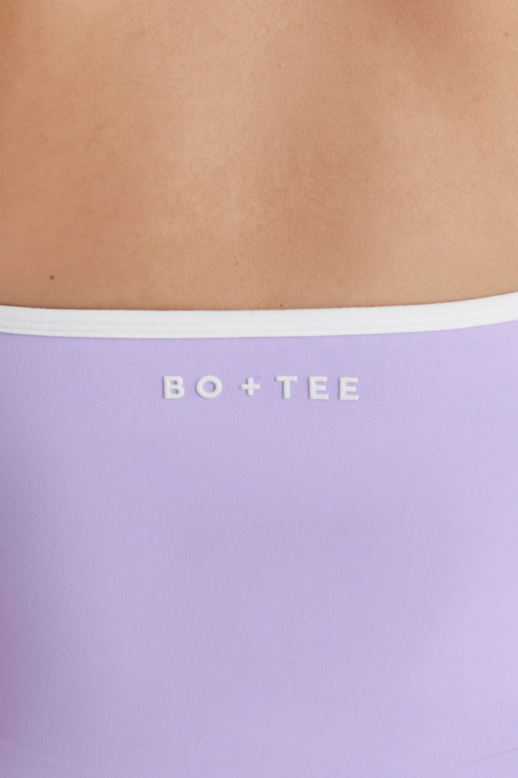 Soft Active V-Neck Halterneck Top in Lilac