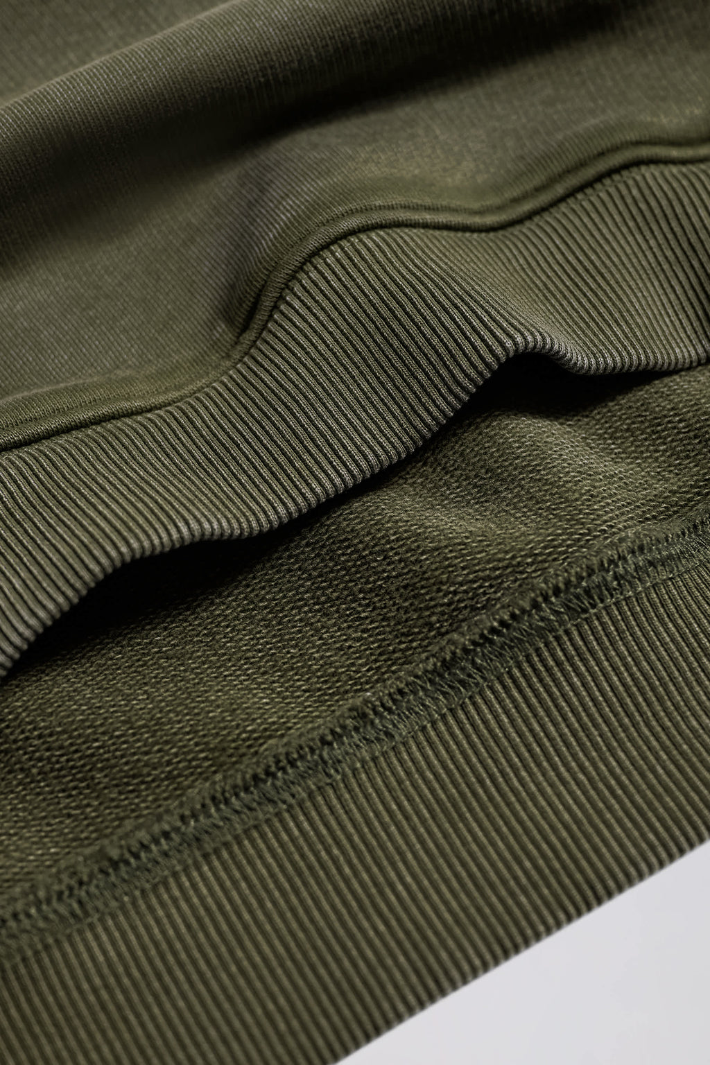 Soft Cotton Jersey Acid Wash Oversized Hoodie in Light Green