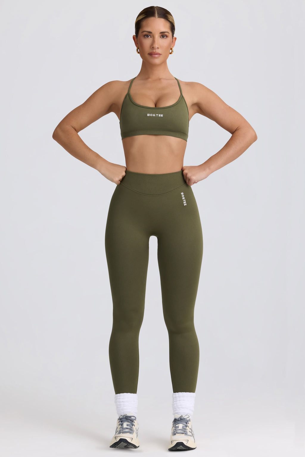 Super Sculpt Seamless Backless Sports Bra in Light Green