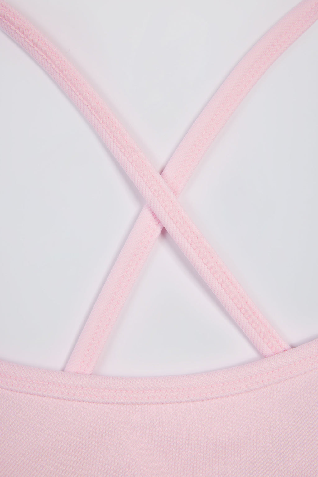 Super Sculpt Seamless Backless Sports Bra in Powder Pink