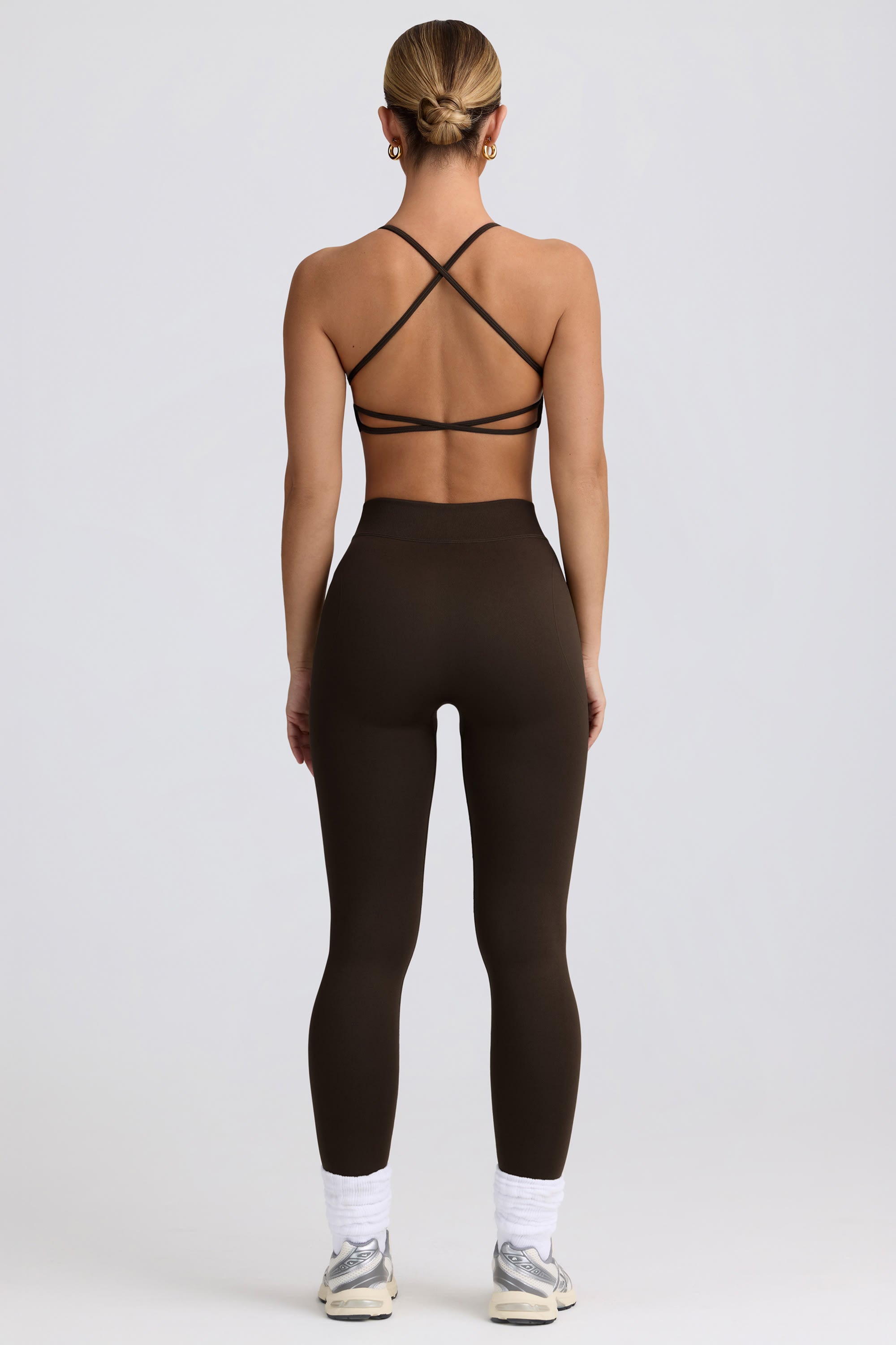 Super Sculpt Seamless High-Waist Leggings in Brown