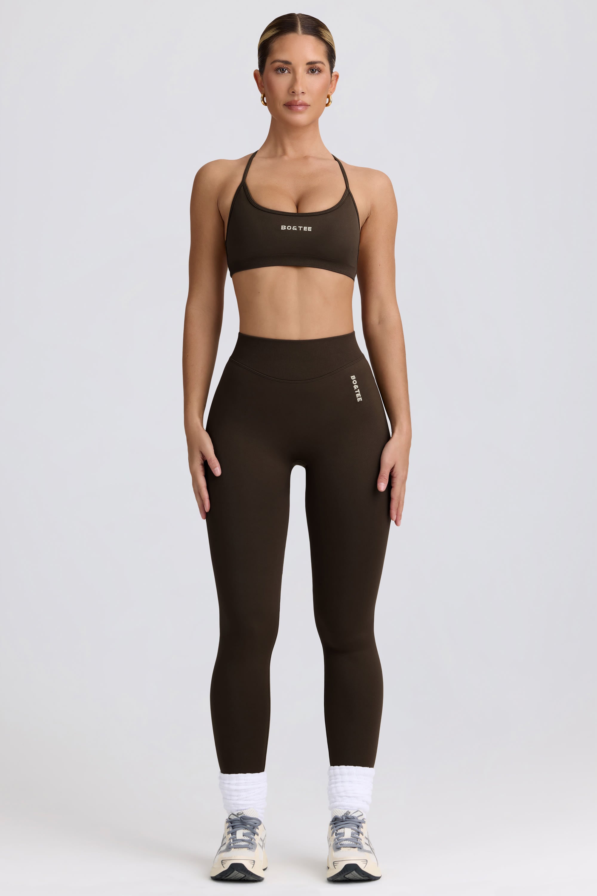 Super Sculpt Seamless High-Waist Leggings in Brown
