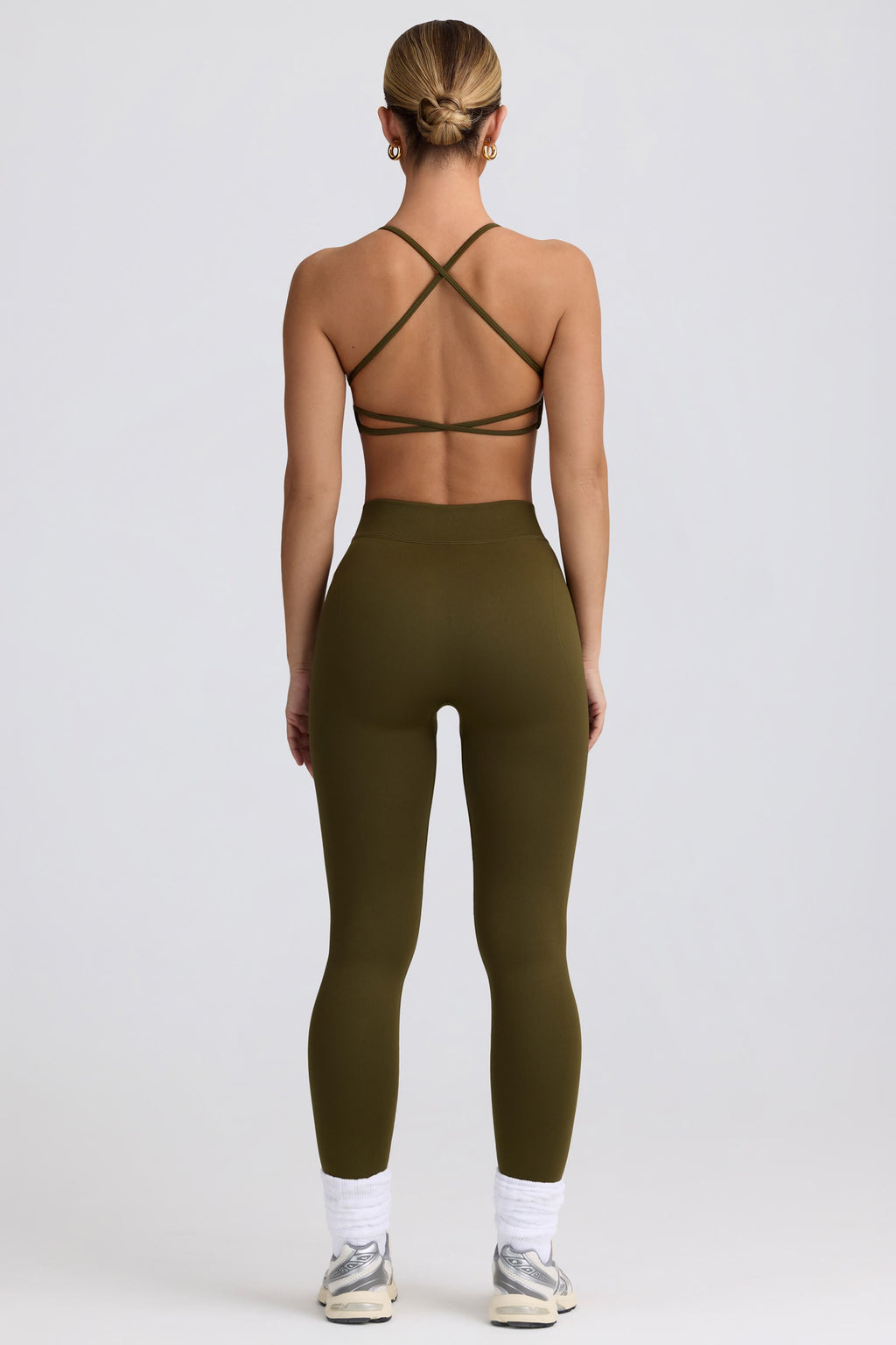 Super Sculpt Seamless High-Waist Leggings in Dark Green