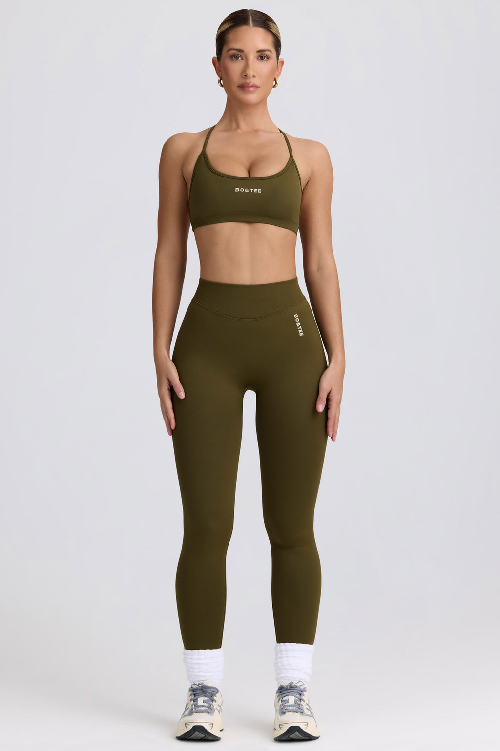 Super Sculpt Seamless High-Waist Leggings in Dark Green