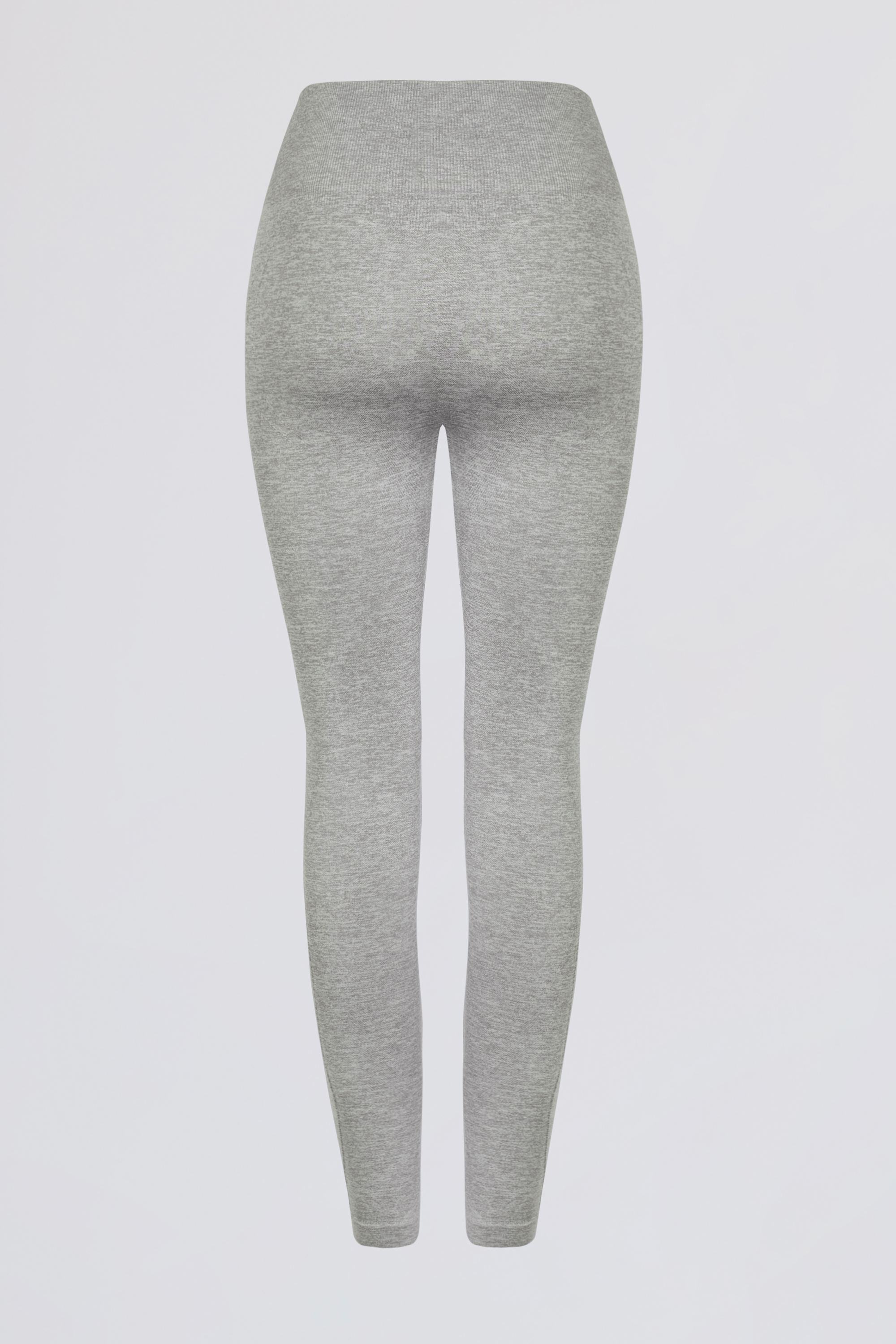 Super Sculpt Seamless High-Waist Leggings in Grey Marl