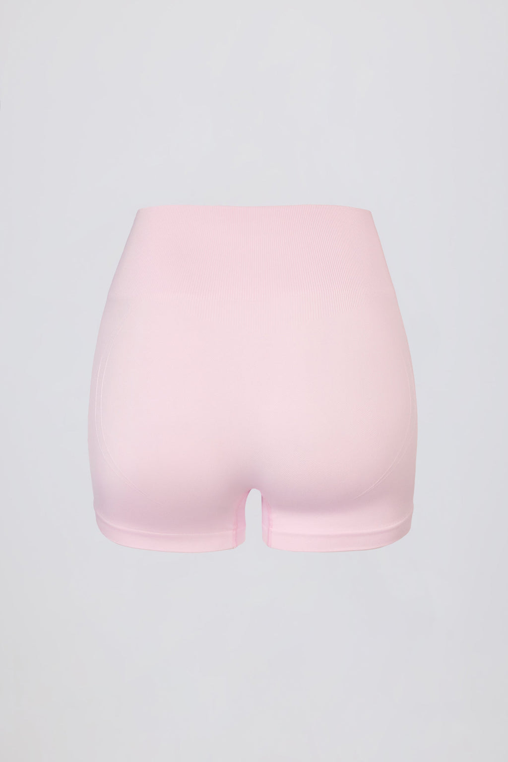 Super Sculpt Seamless Mini Shorts in Powder Pink