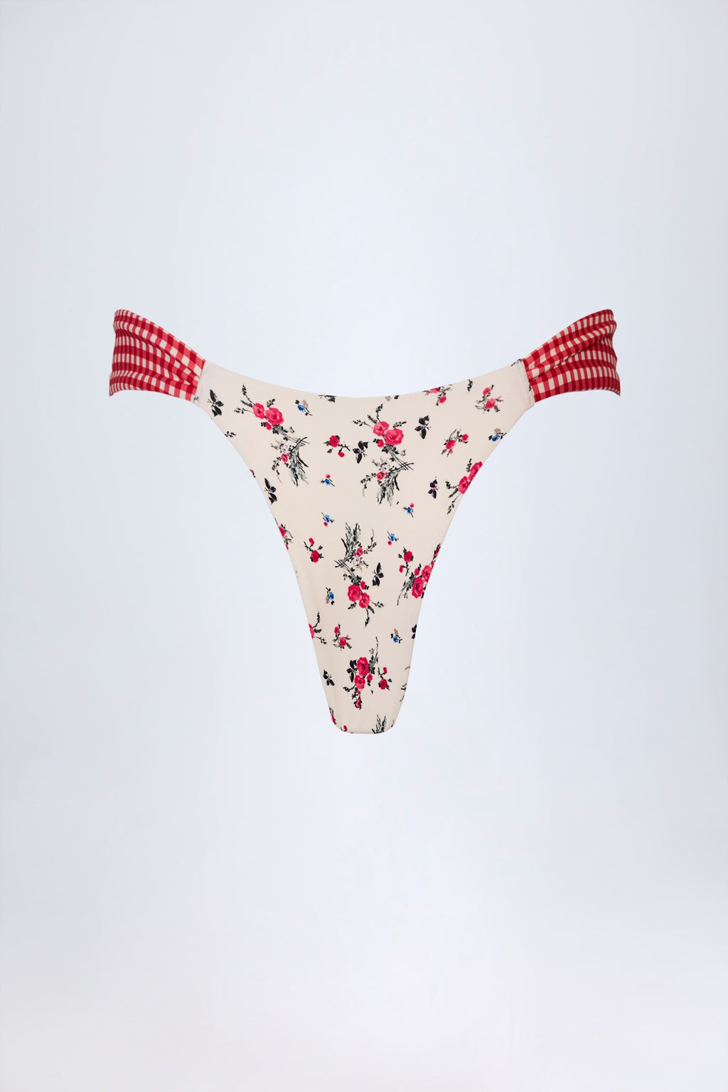 Cheeky Bikini Bottoms in Red Floral