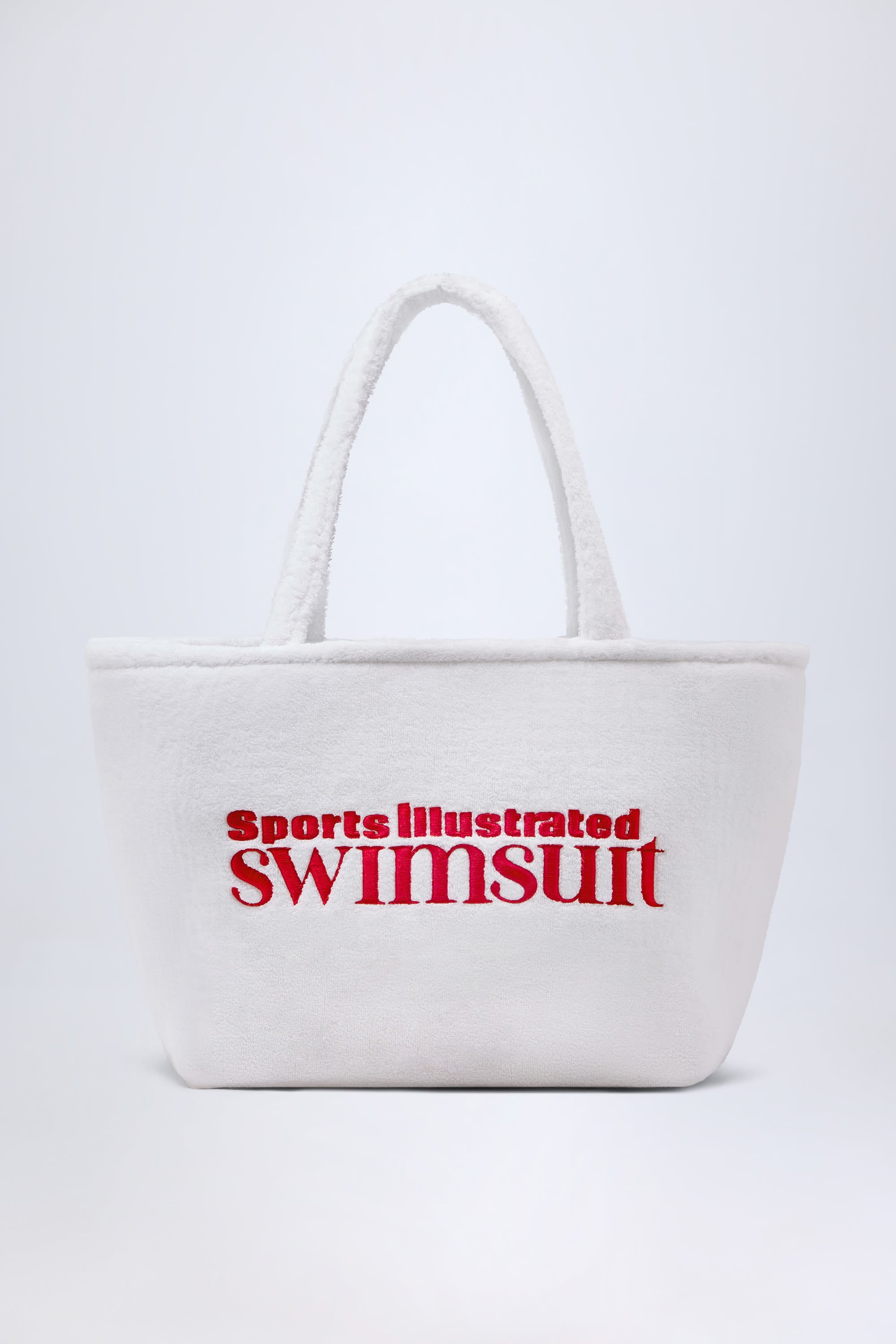 Towelling Tote Bag in White