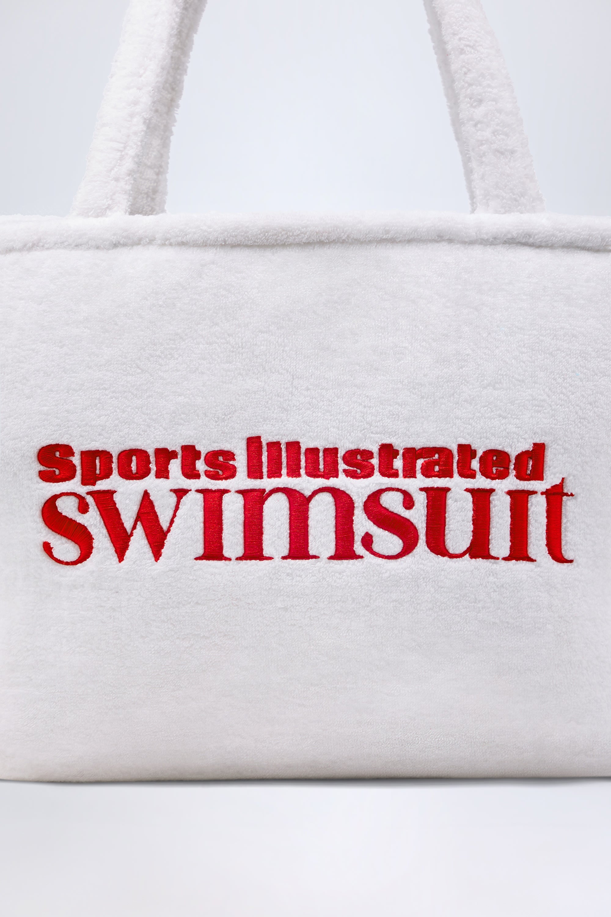 Towelling Tote Bag in White